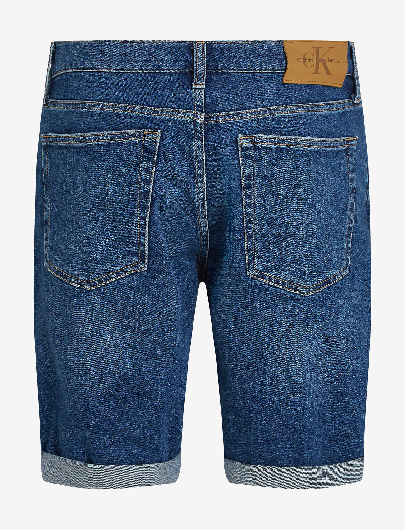 Calvin Klein Jeans - SLIM SHORT - jorts - denim dark - 4