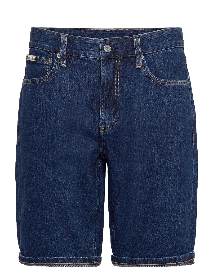 Calvin Klein Jeans - REGULAR SHORT - lühikesed teksapüksid - denim dark - 1