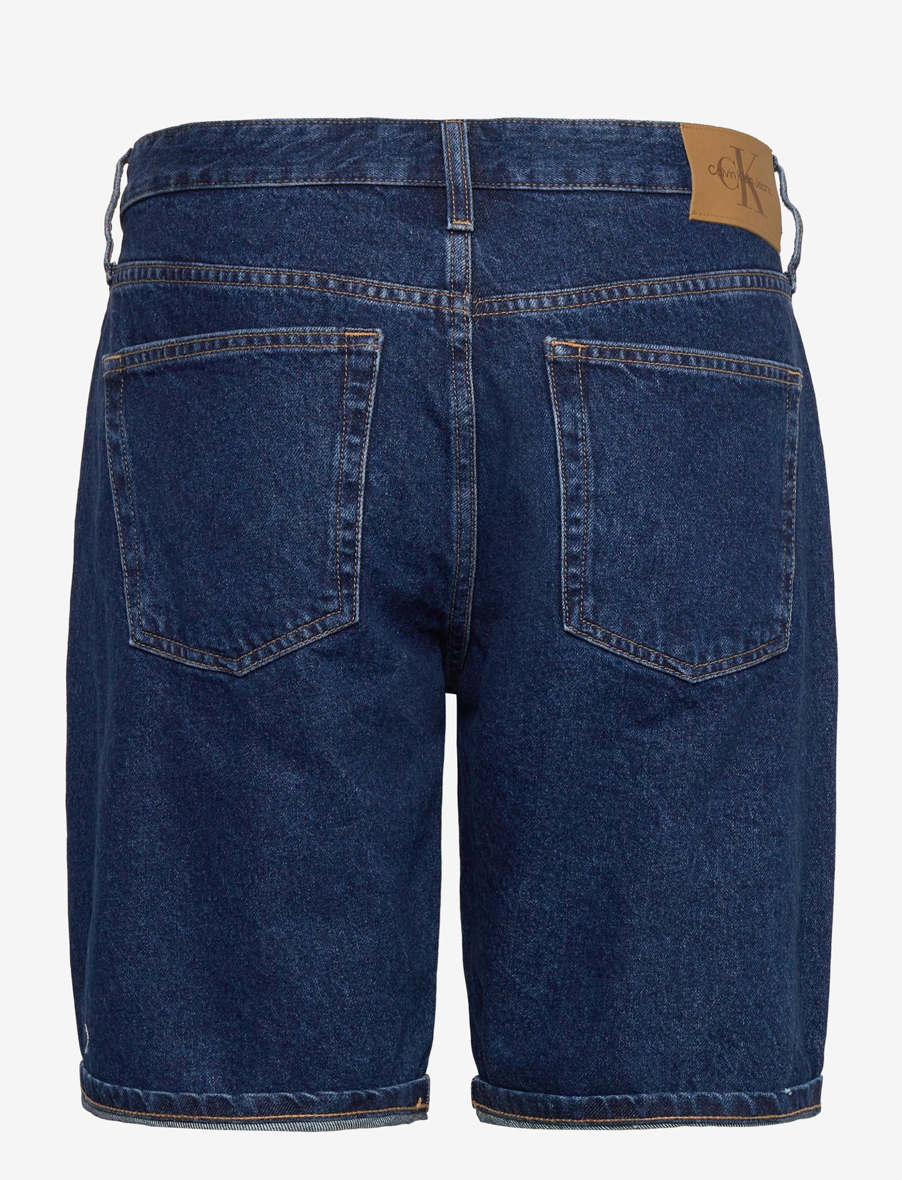 Calvin Klein Jeans - REGULAR SHORT - jeans shorts - denim dark - 1
