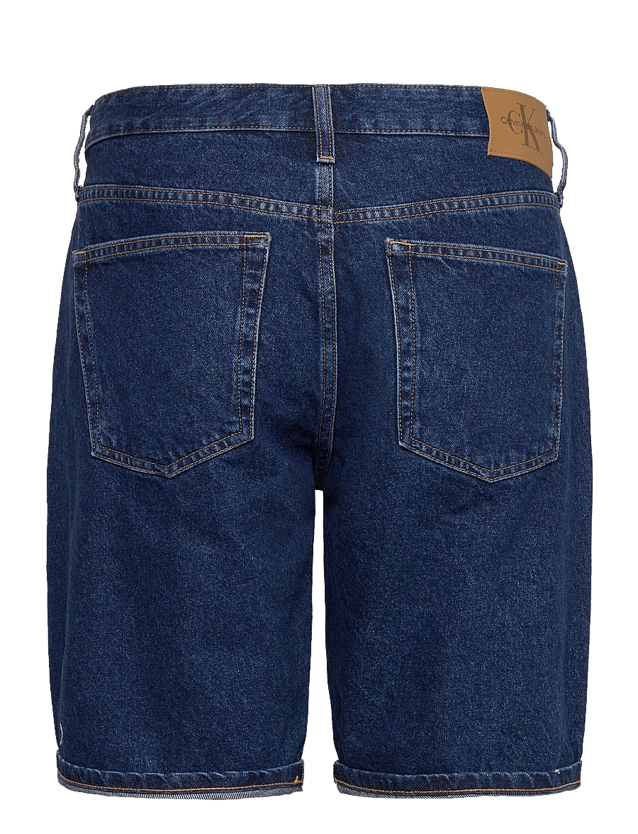Calvin Klein Jeans - REGULAR SHORT - lühikesed teksapüksid - denim dark - 2