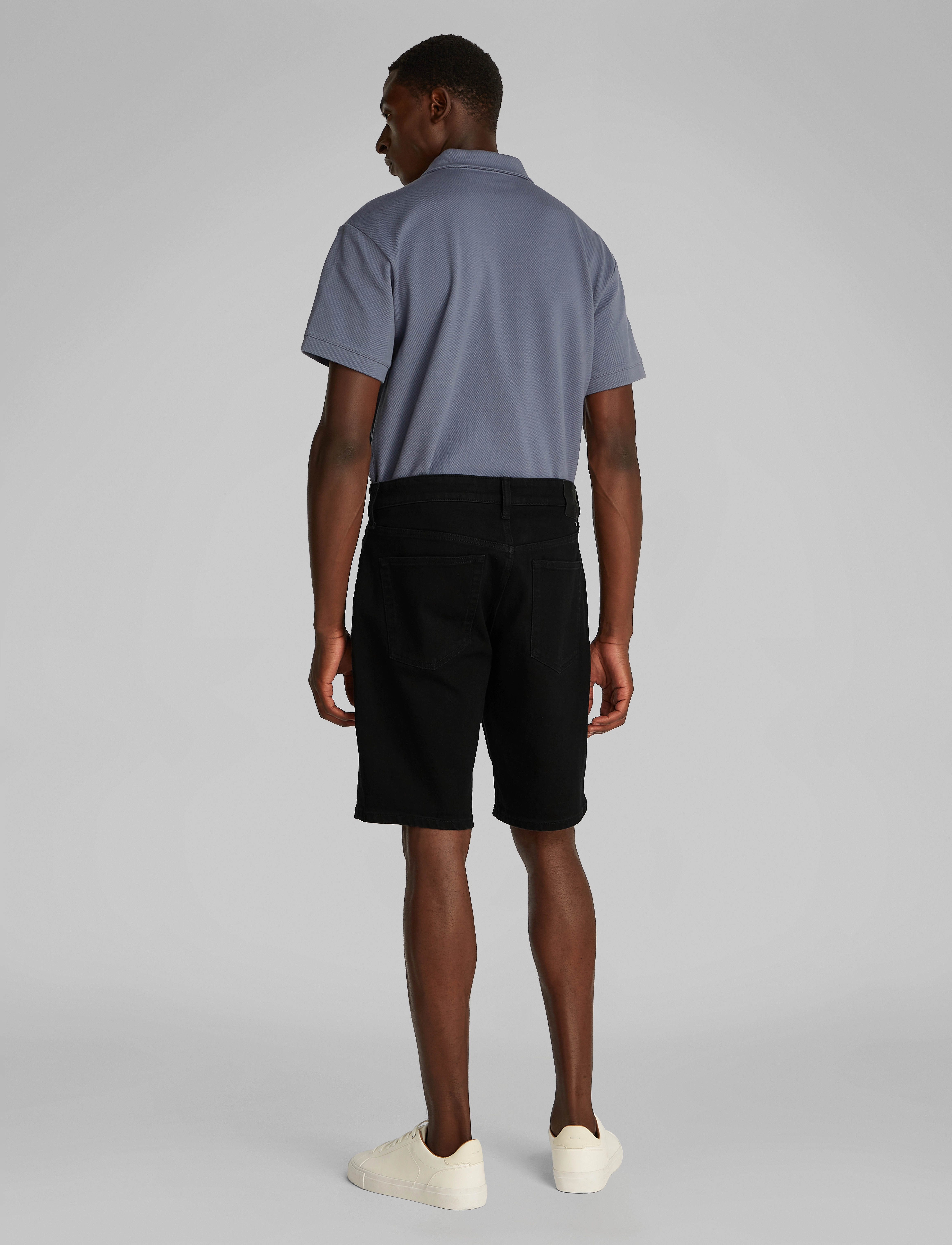 Calvin Klein Jeans - REGULAR SHORT - mænd - denim black - 2