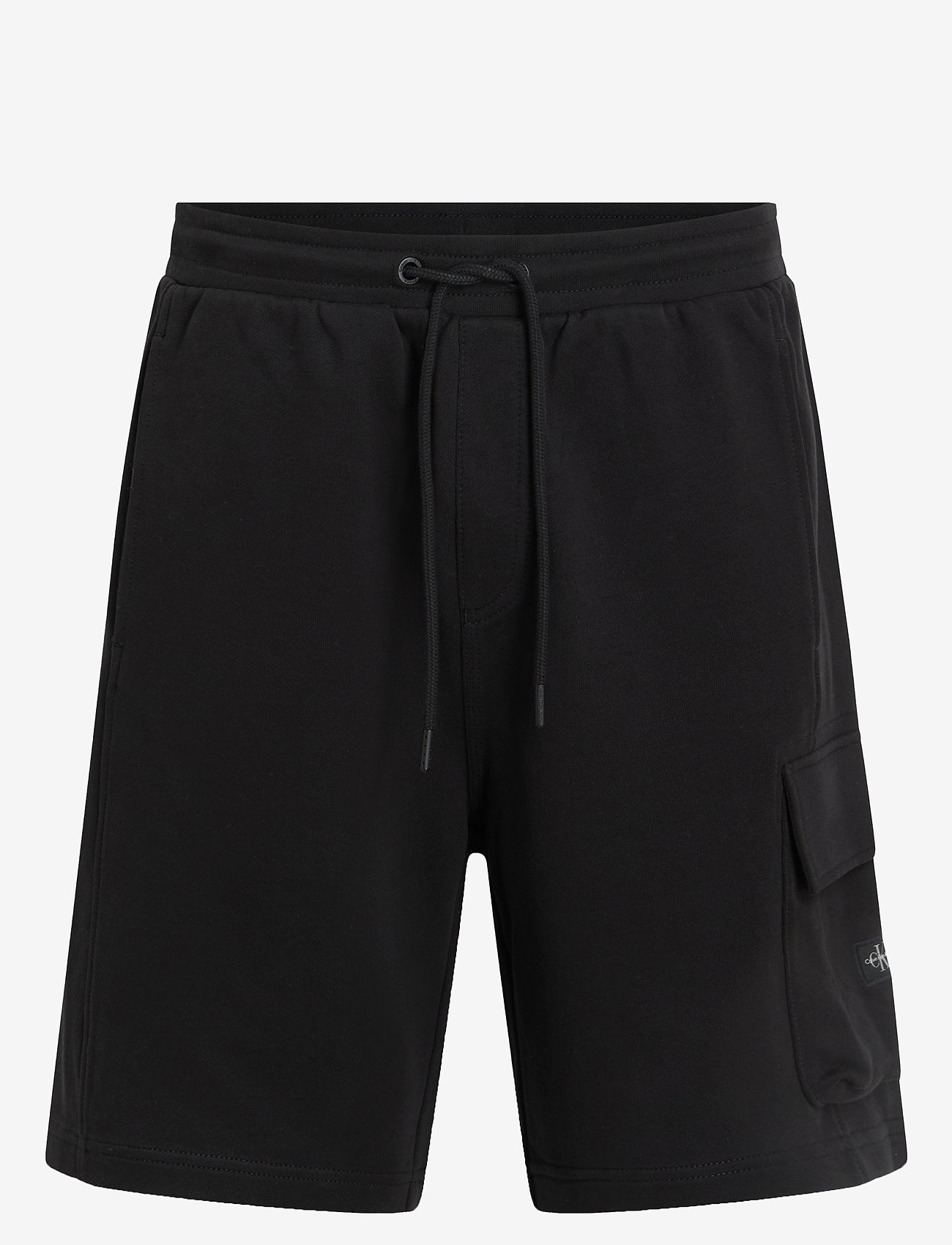 Calvin Klein Jeans - WOVEN LABEL SHORT - sweatshorts - ck black - 1