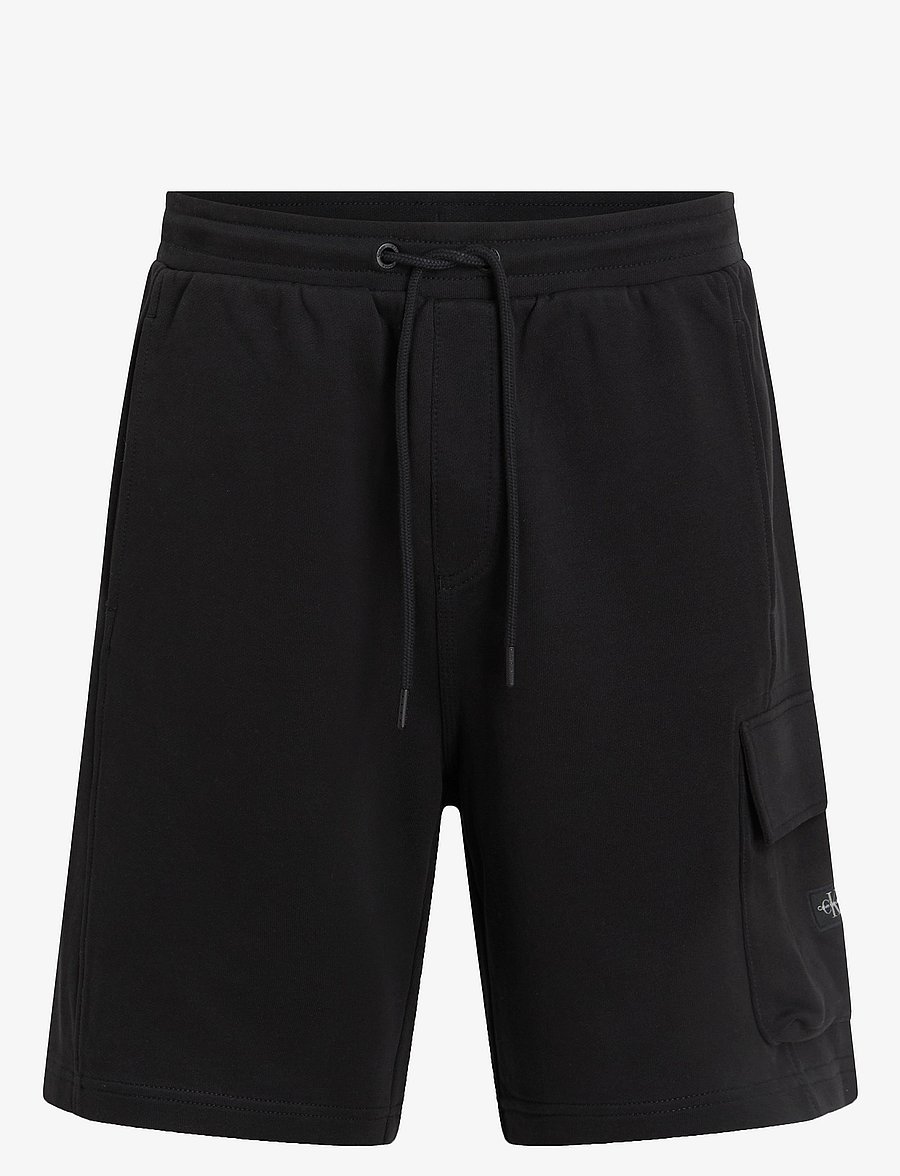 Calvin Klein Jeans - WOVEN LABEL SHORT - ck black - 1