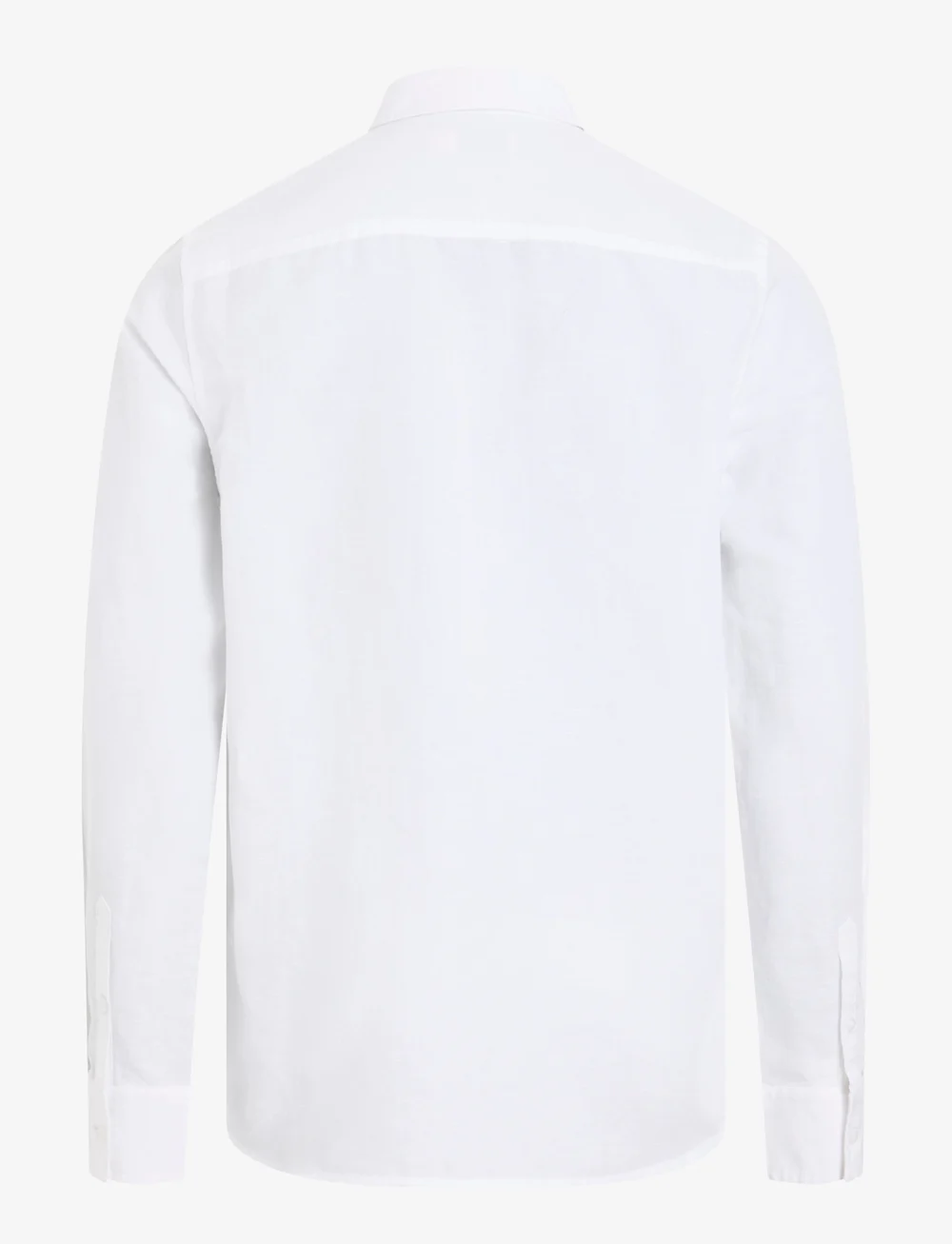 Calvin Klein Jeans - LINEN COTTON SHIRT - linen shirts - bright white - 5