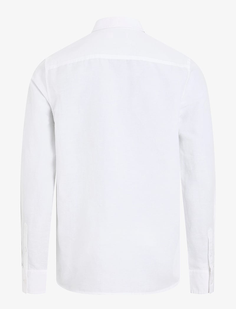 Calvin Klein Jeans - LINEN COTTON SHIRT - leinenhemden - bright white - 5