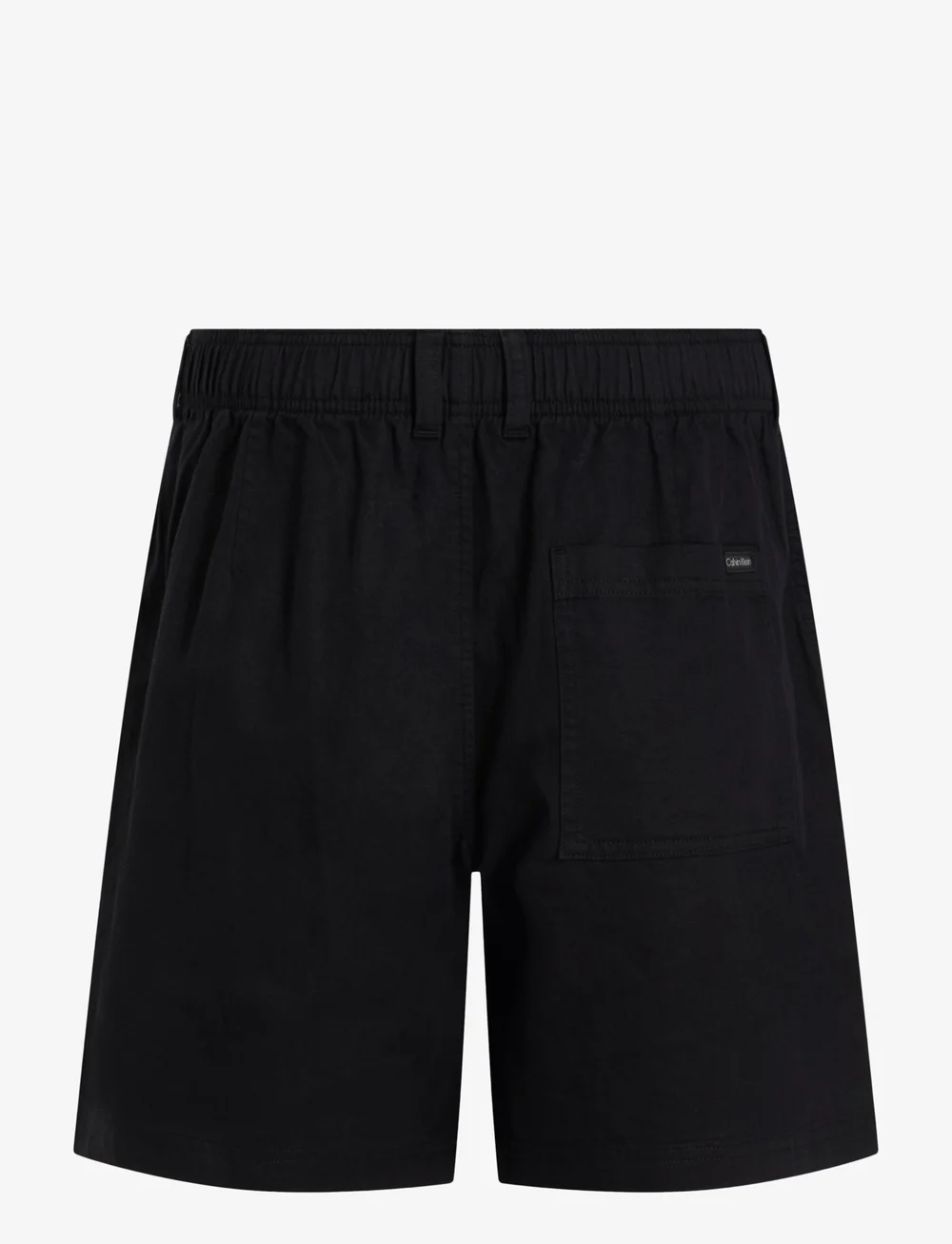 Calvin Klein Jeans - LINEN SHORT - pellavashortsit - ck black - 5