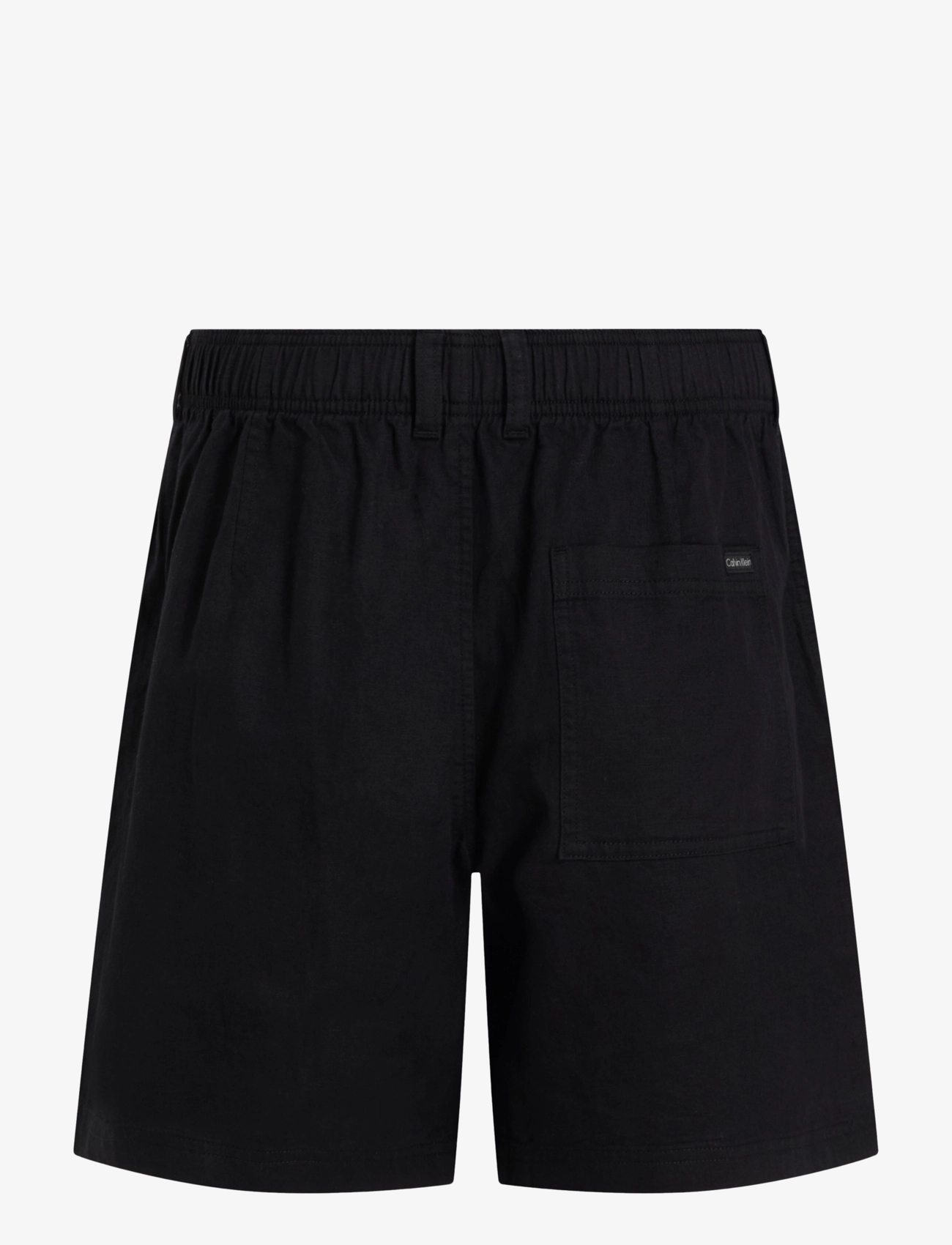 Calvin Klein Jeans - LINEN SHORT - hørshorts - ck black - 5