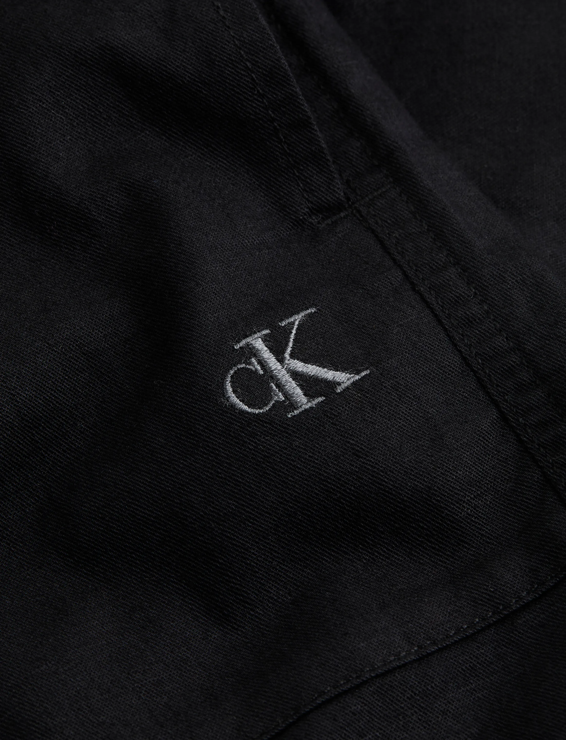 Calvin Klein Jeans - LINEN SHORT - hørshorts - ck black - 4
