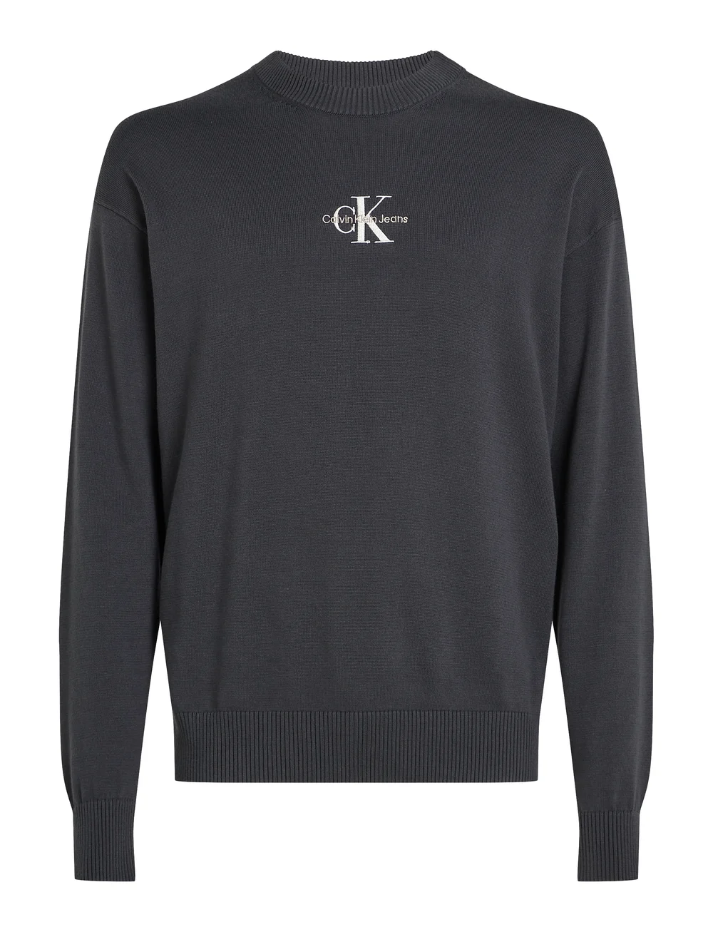 Calvin Klein Jeans - MONOLOGO SWEATER - dressipluusid - ebony - 1