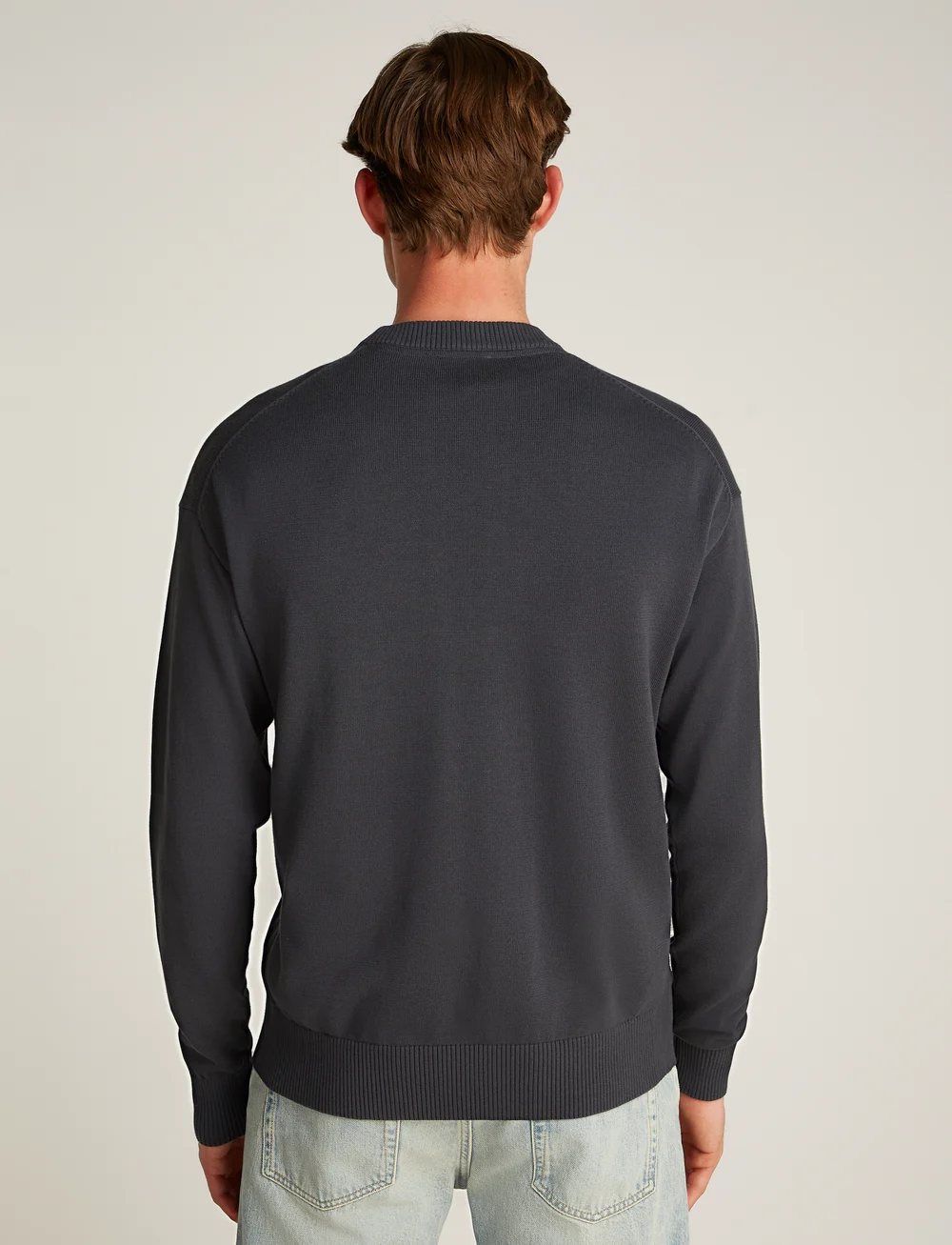 Calvin Klein Jeans - MONOLOGO SWEATER - dressipluusid - ebony - 2