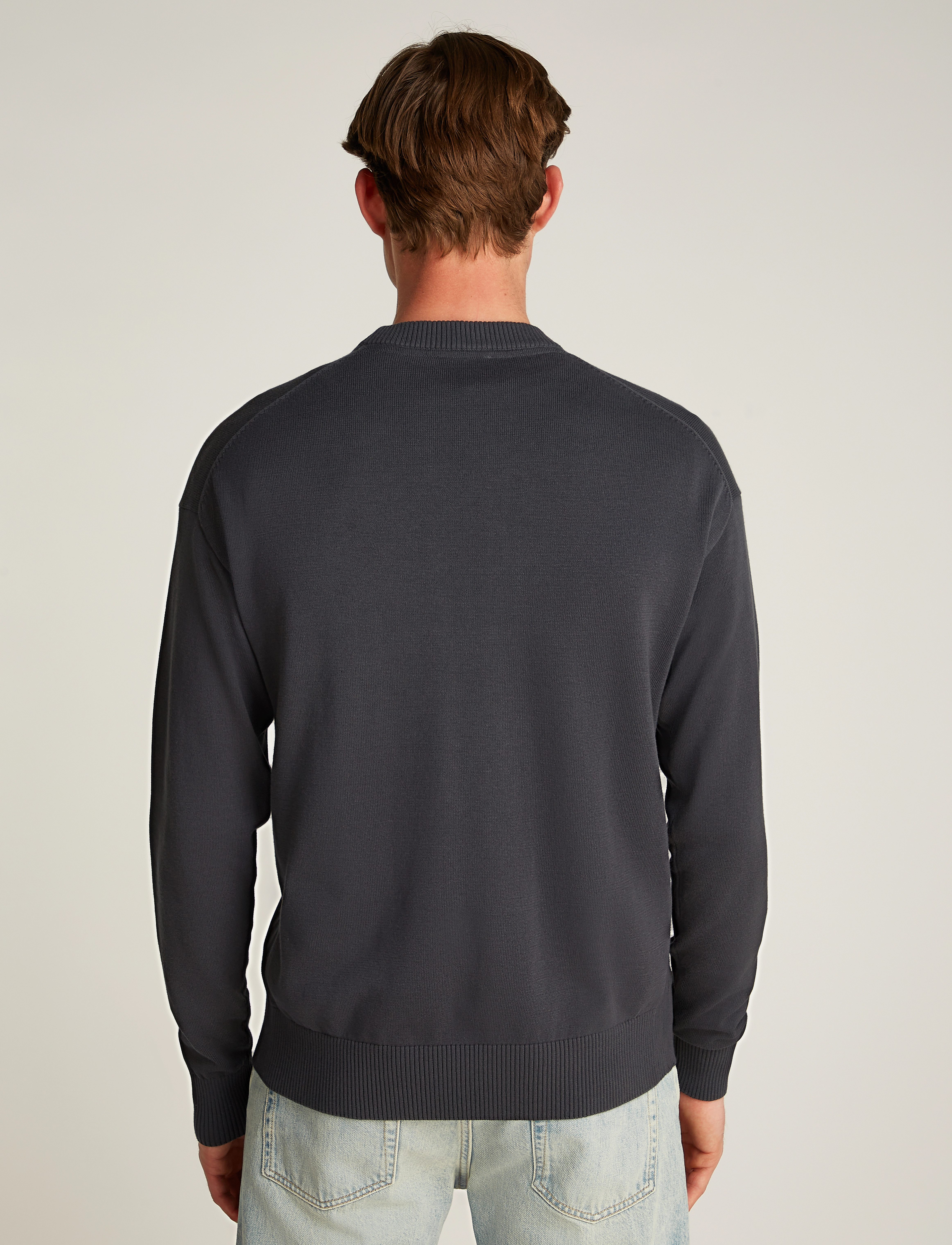 Calvin Klein Jeans - MONOLOGO SWEATER - ebony - 2