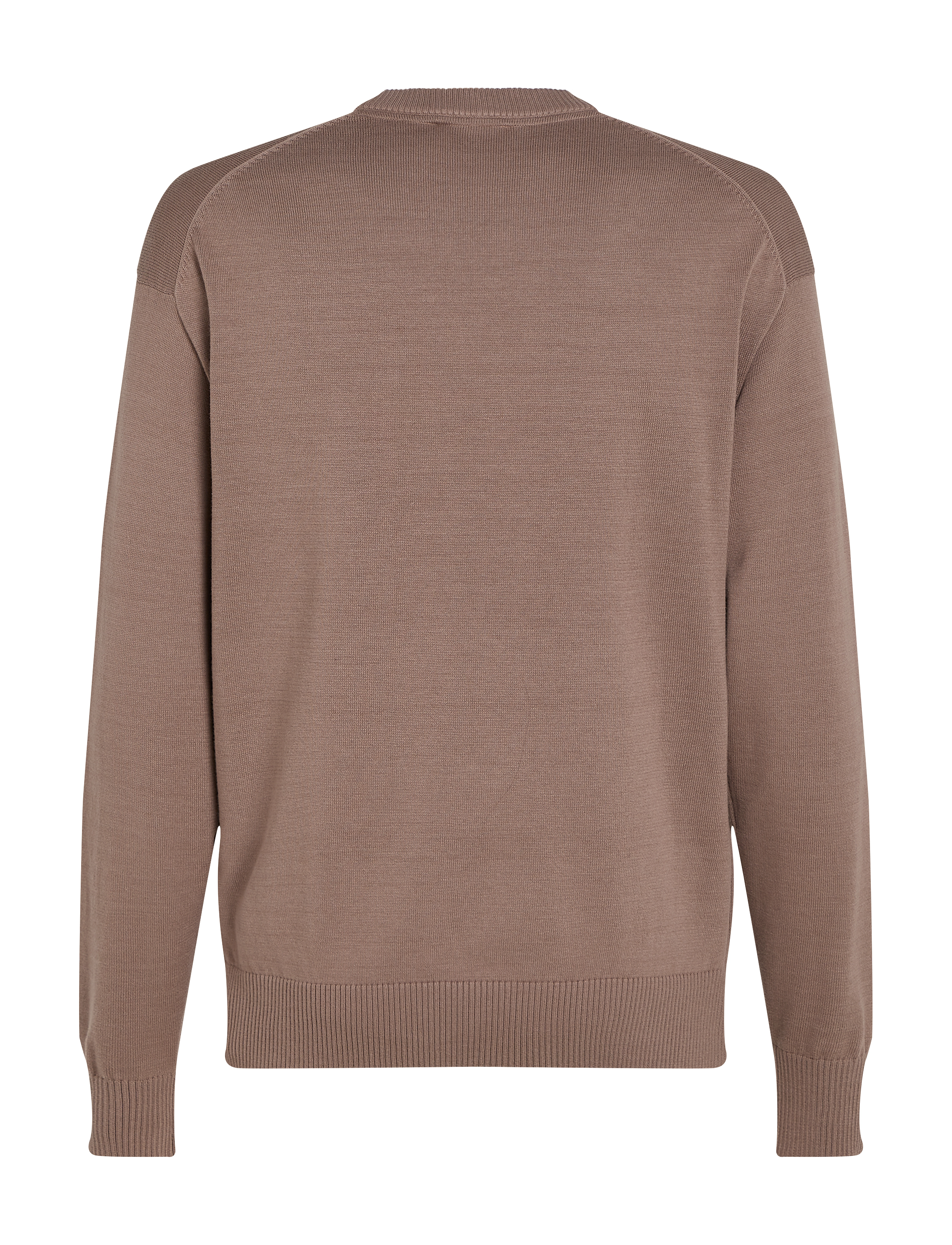 Calvin Klein Jeans - MONOLOGO SWEATER - taupe gray - 4