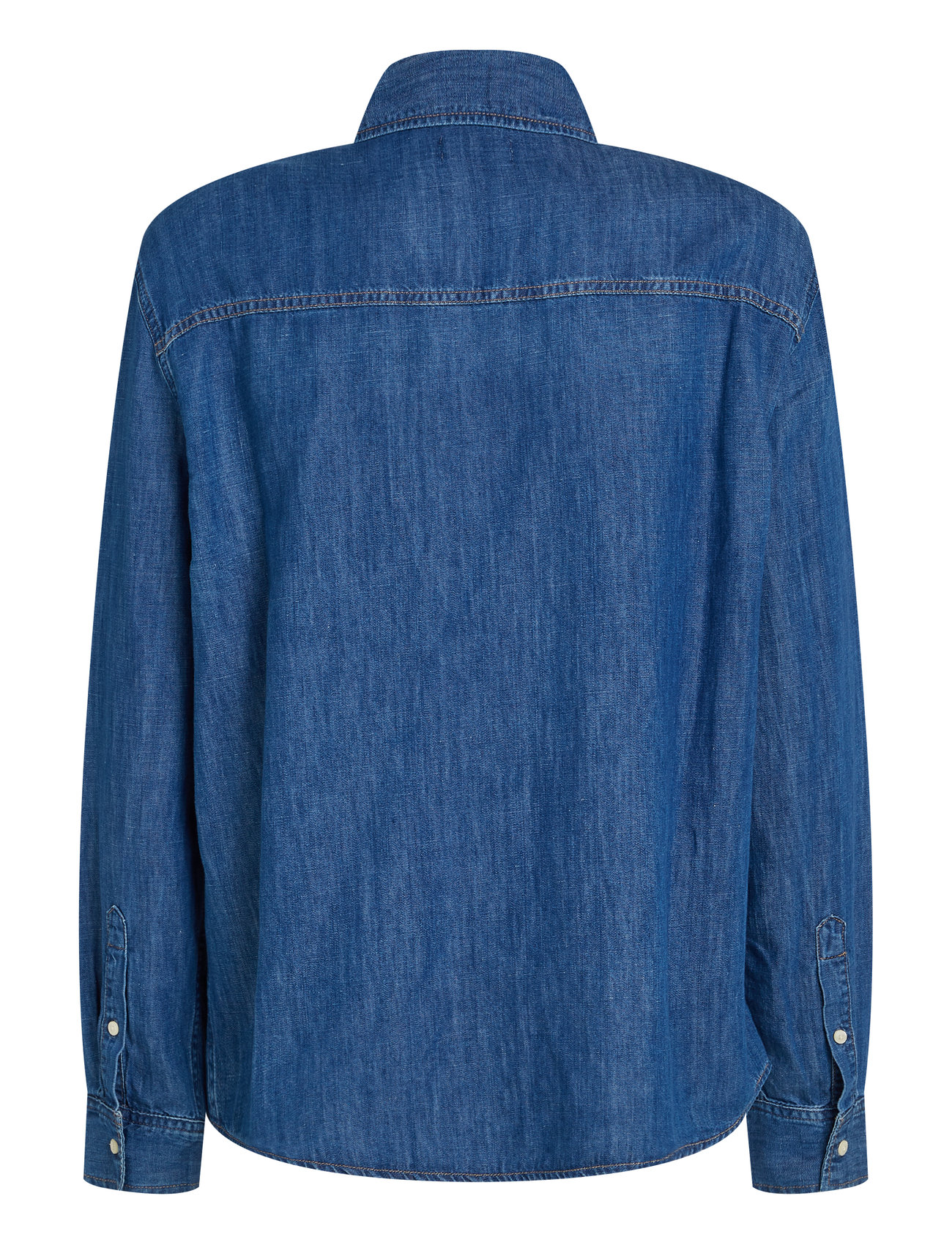 Calvin Klein Jeans - REGULAR LINEAR DENIM SHIRT - denim medium - 4