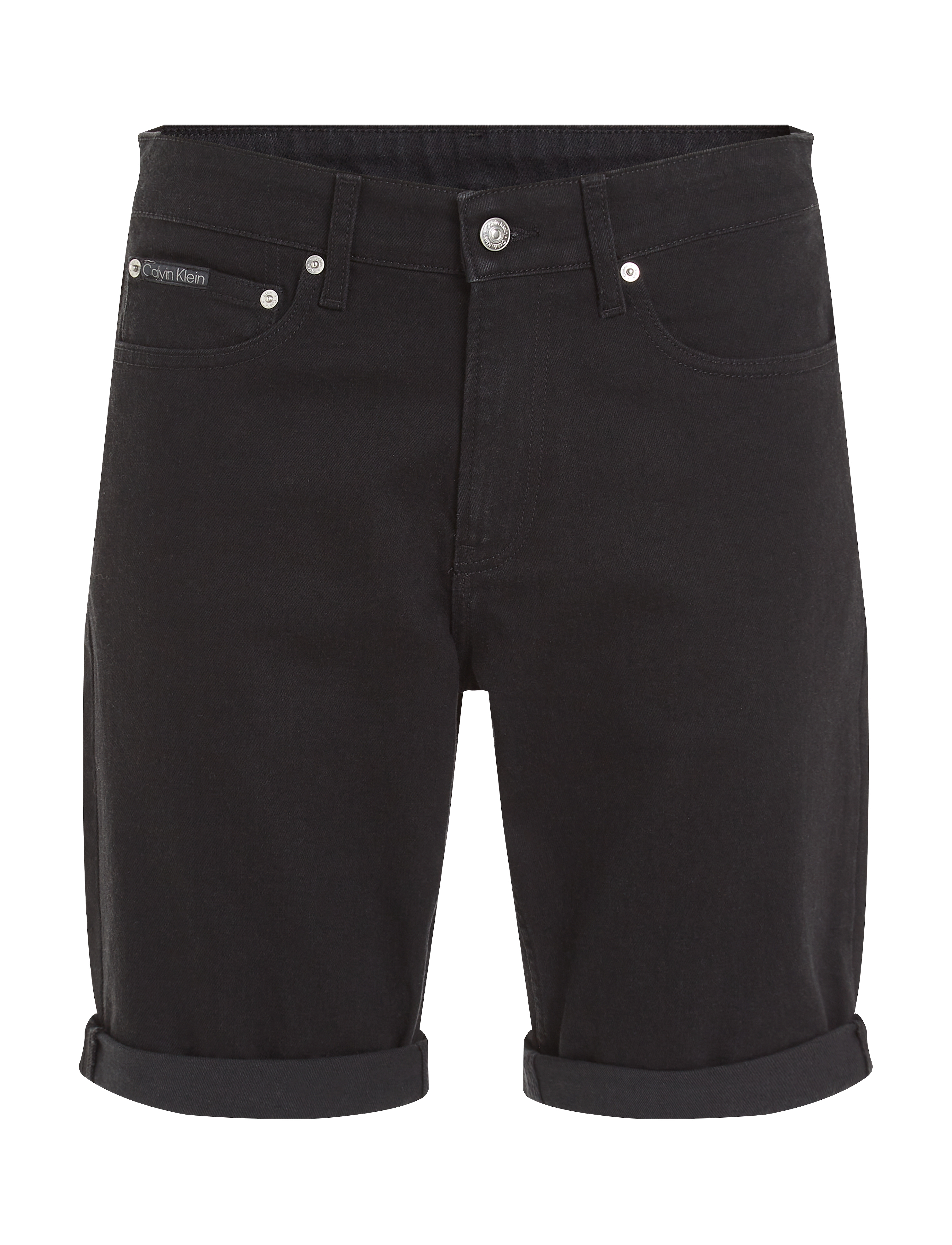Calvin Klein Jeans SLIM SHORT - Calvin Klein Jeans - DENIM BLACK / black