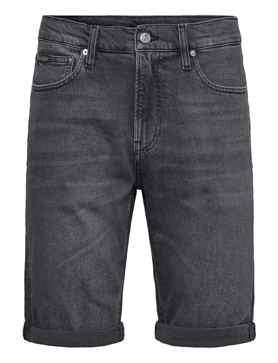 Calvin Klein Jeans - SLIM SHORT - jorts - denim grey - 1