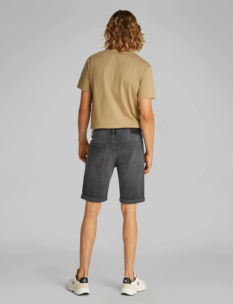 Calvin Klein Jeans - SLIM SHORT - jorts - denim grey - 3