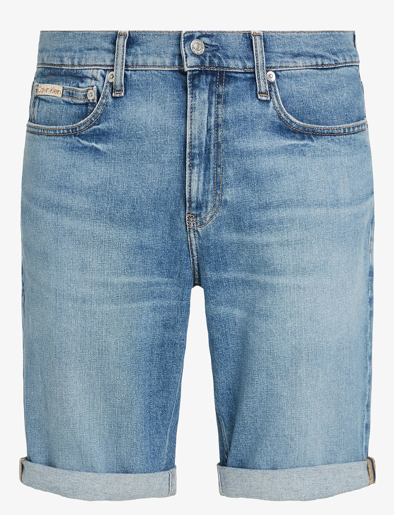 Calvin Klein Jeans - SLIM SHORT - jorts - denim medium - 1