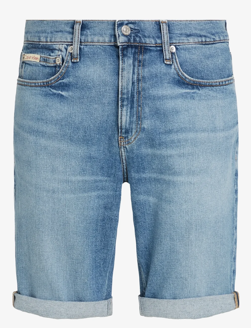 Calvin Klein Jeans - SLIM SHORT - jeans shorts - denim medium - 1