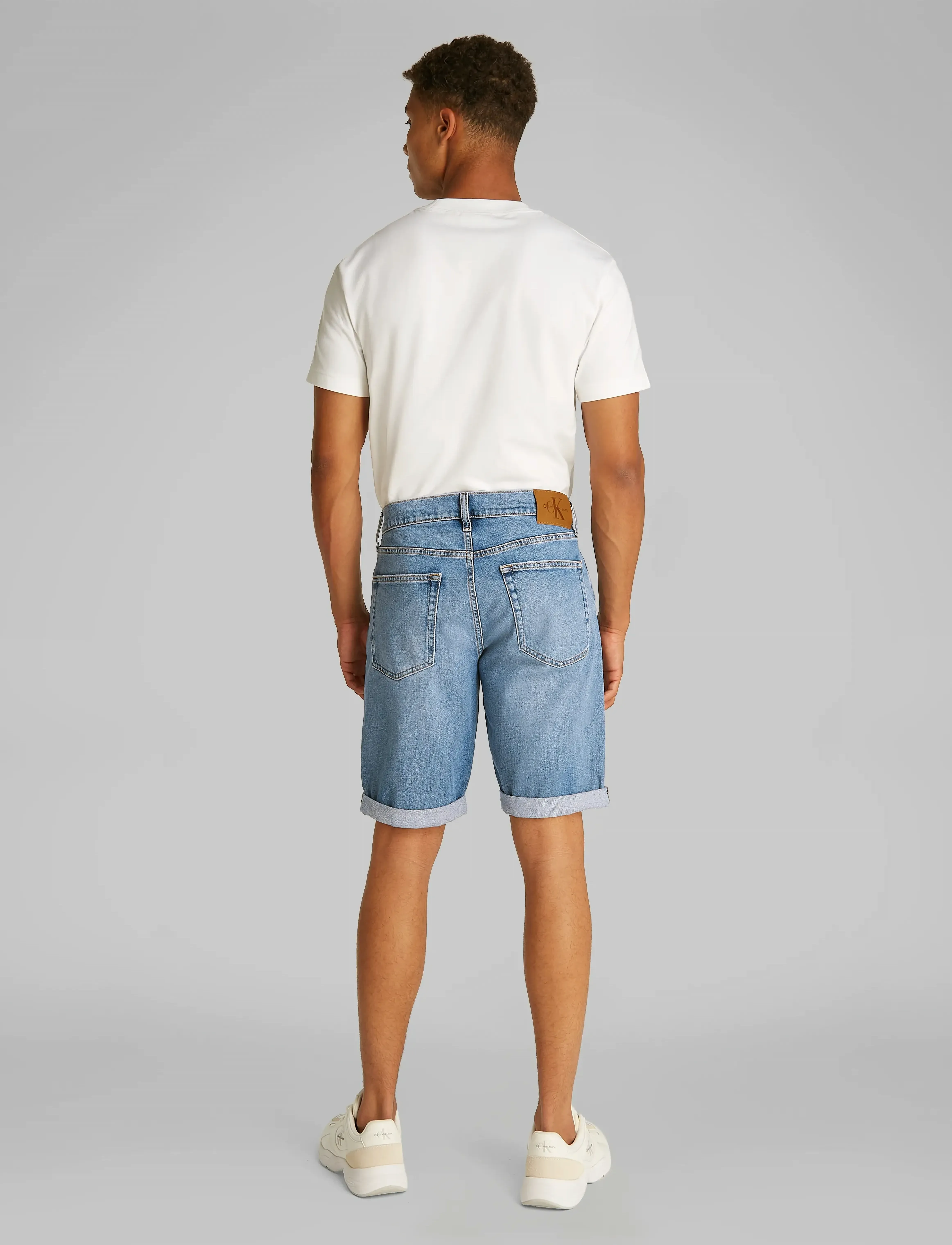 Calvin Klein Jeans - SLIM SHORT - denim medium - 3