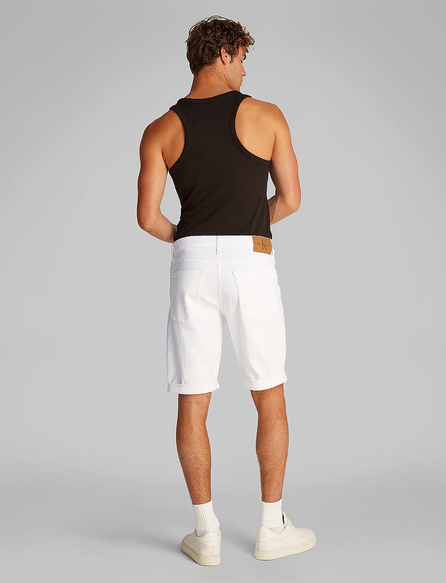 Calvin Klein Jeans - SLIM SHORT - denim light - 2