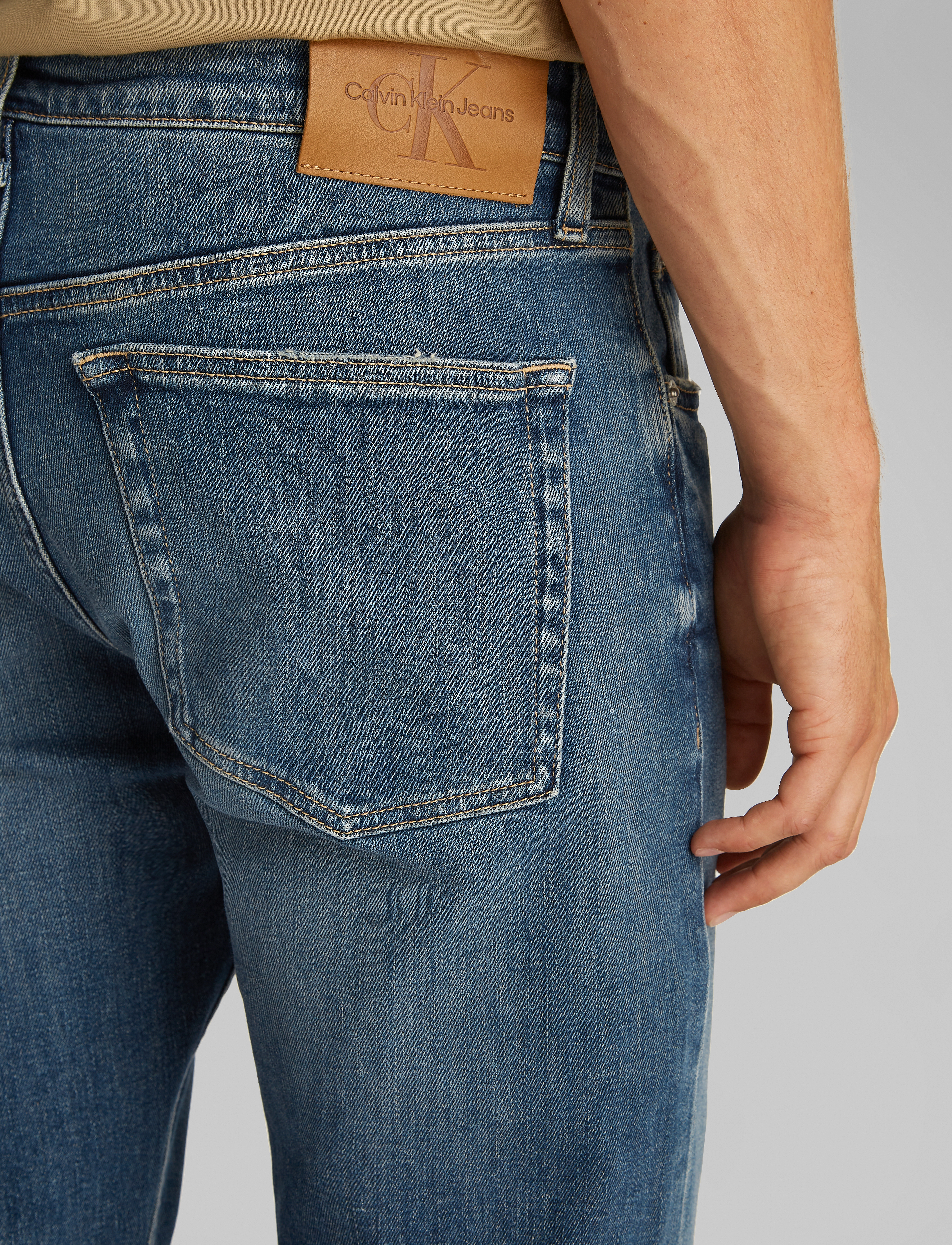 Calvin Klein Jeans - SLIM TAPER - denim dark - 3