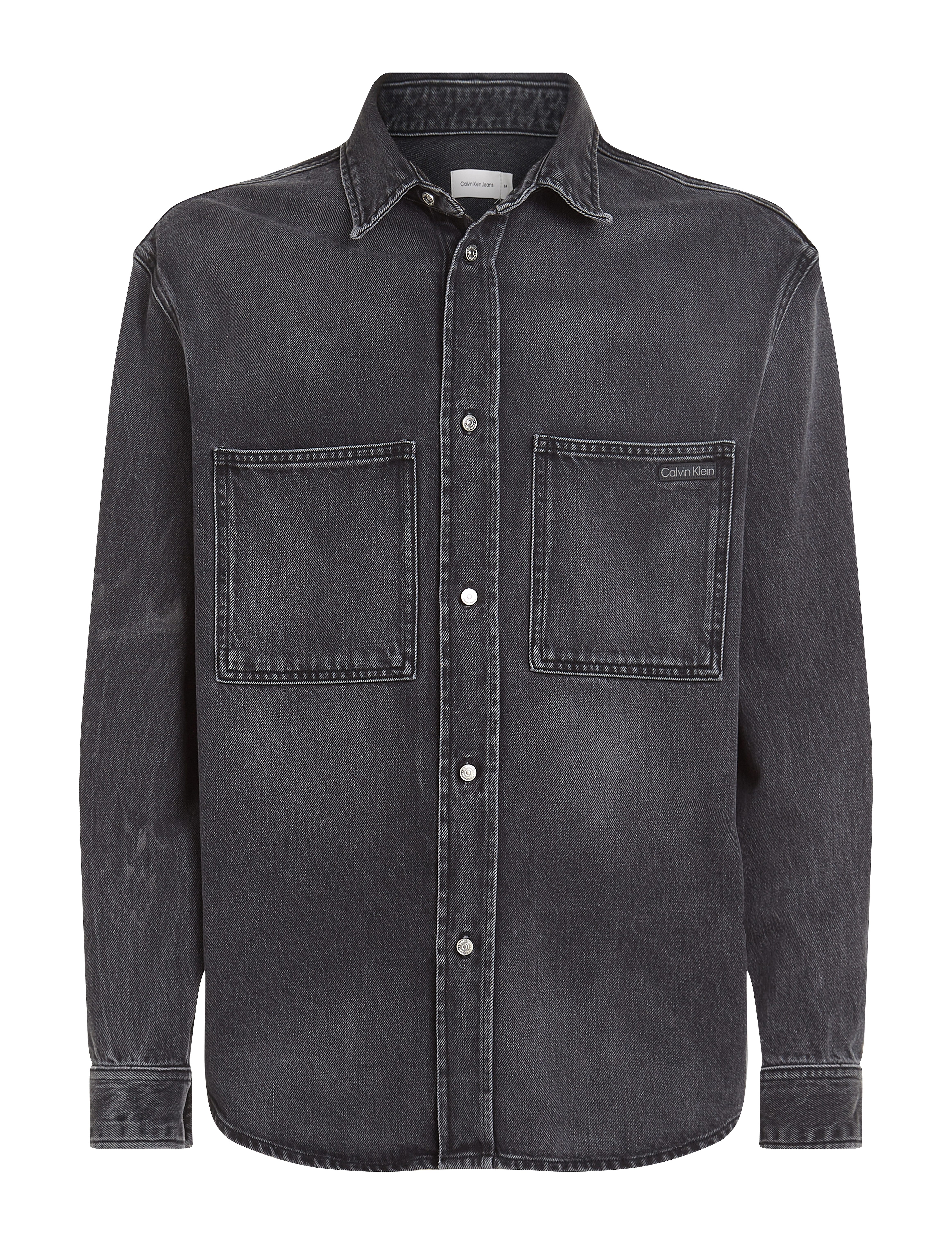 Calvin Klein Jeans - RELAXED DENIM SHIRT - denim black - 1