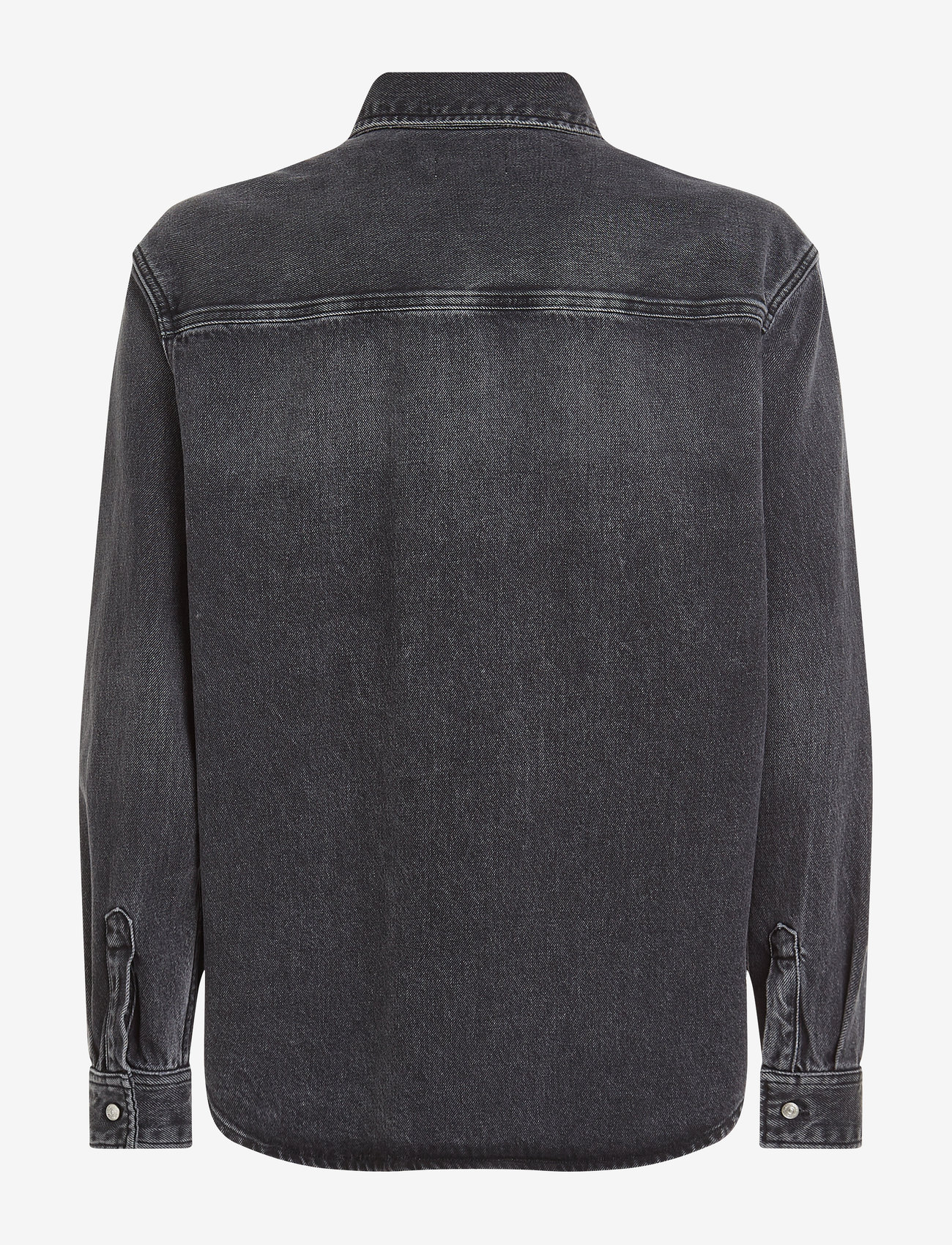 Calvin Klein Jeans - RELAXED DENIM SHIRT - denimskjorter - denim black - 4