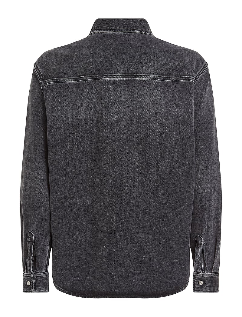 Calvin Klein Jeans - RELAXED DENIM SHIRT - denimskjorter - denim black - 4