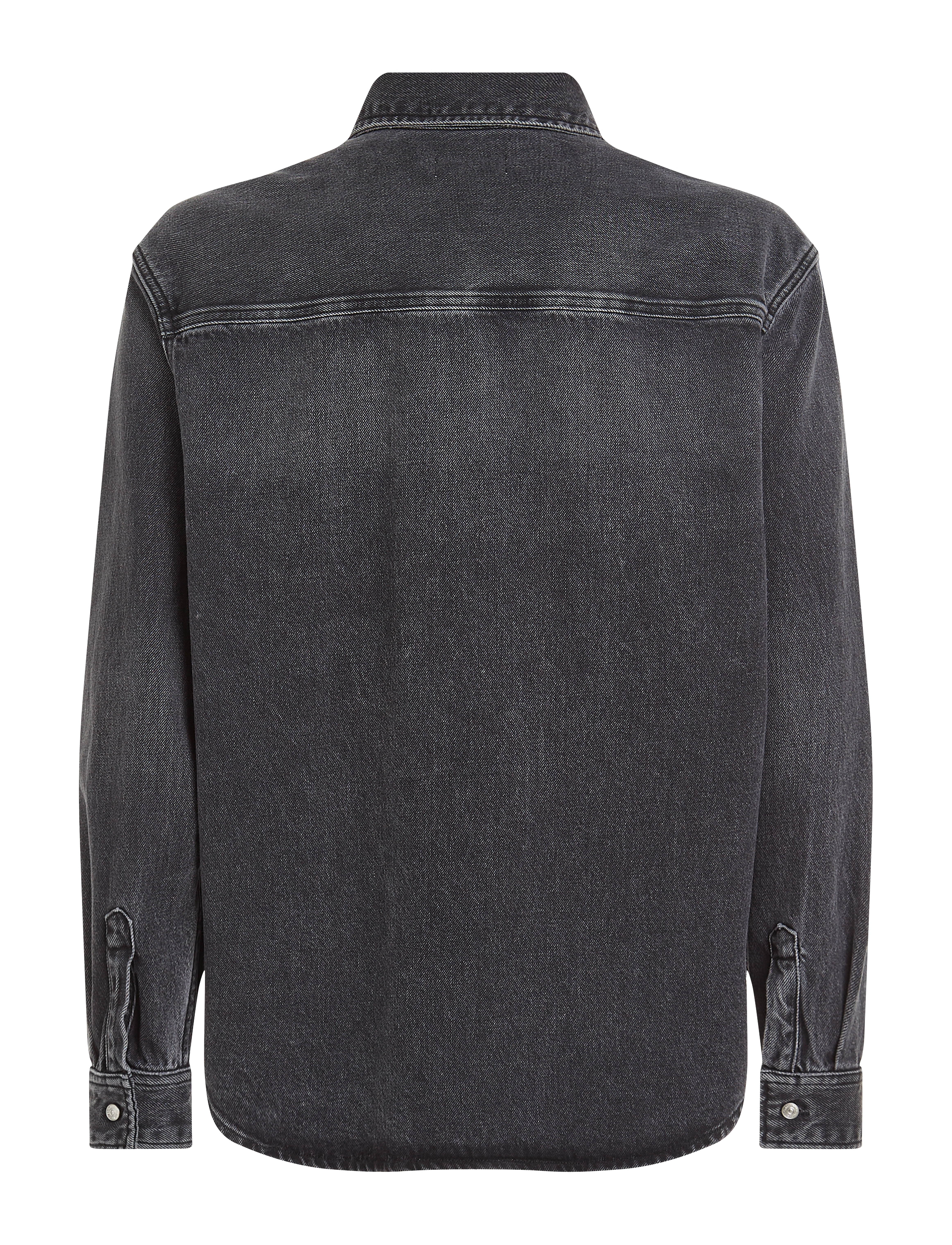 Calvin Klein Jeans - RELAXED DENIM SHIRT - denim black - 4