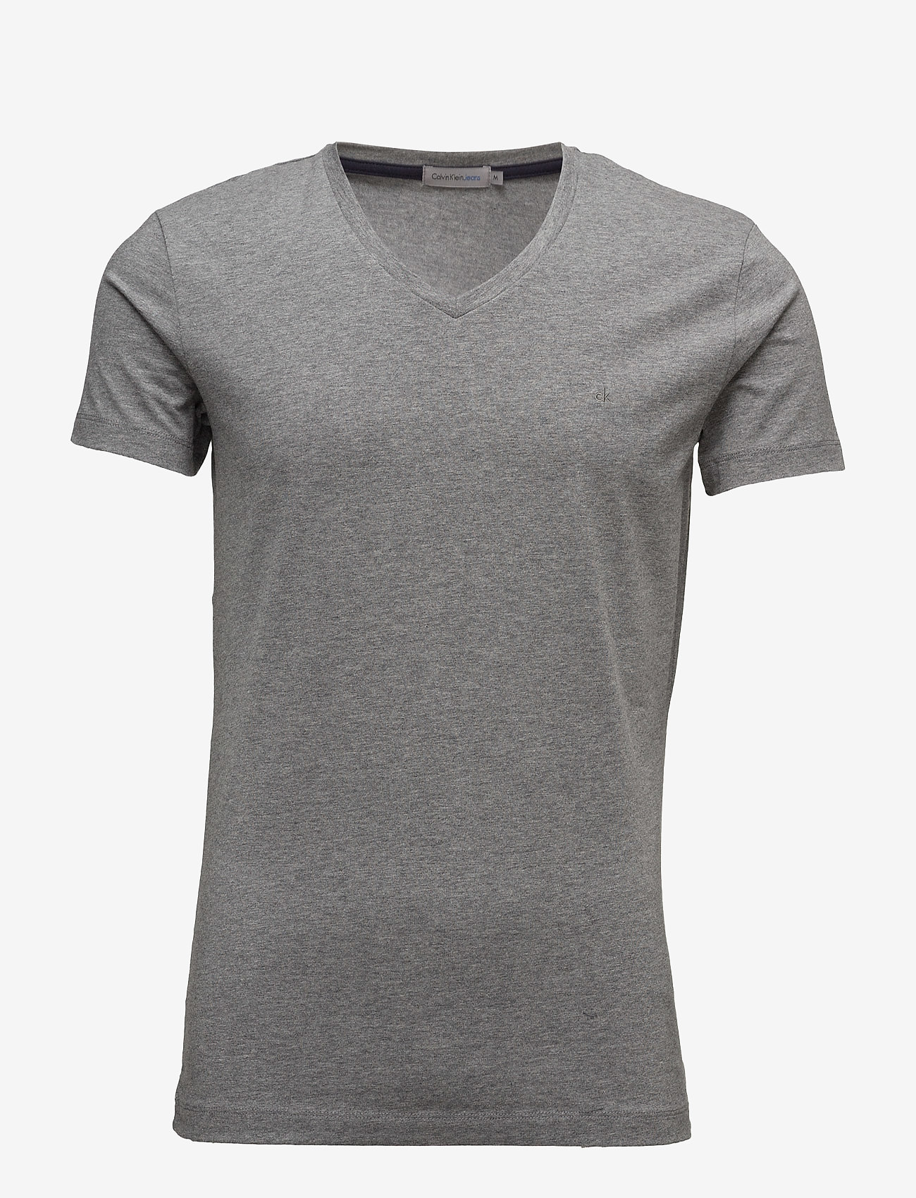 Calvin Klein Jeans - BUCK VN TEE SS - mid grey heather - 0
