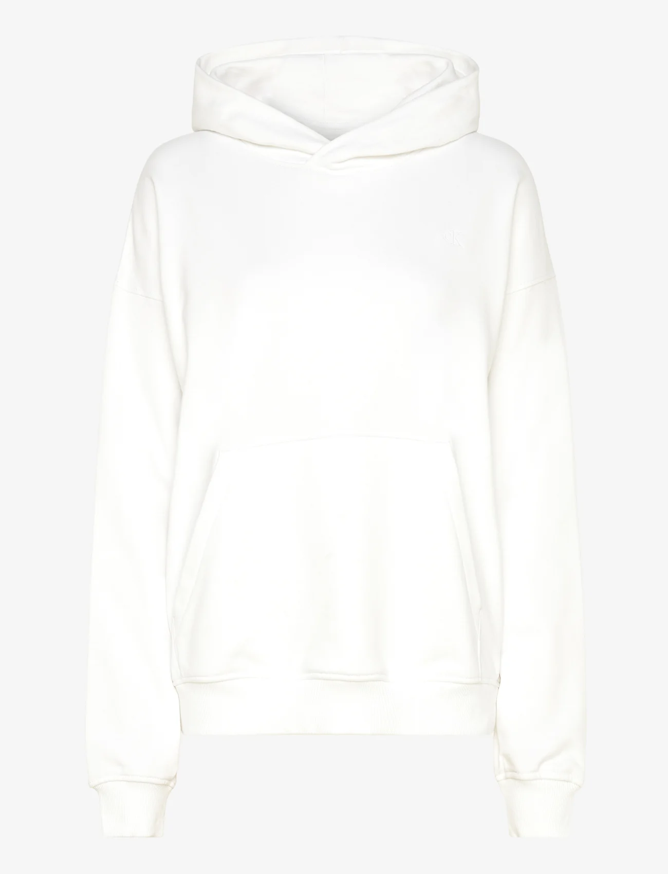 Calvin Klein Jeans - BOX GRAPHIC RELAXED HOODIE - hoodies - bright white - 0