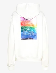 Calvin Klein Jeans - BOX GRAPHIC RELAXED HOODIE - hoodies - bright white - 1