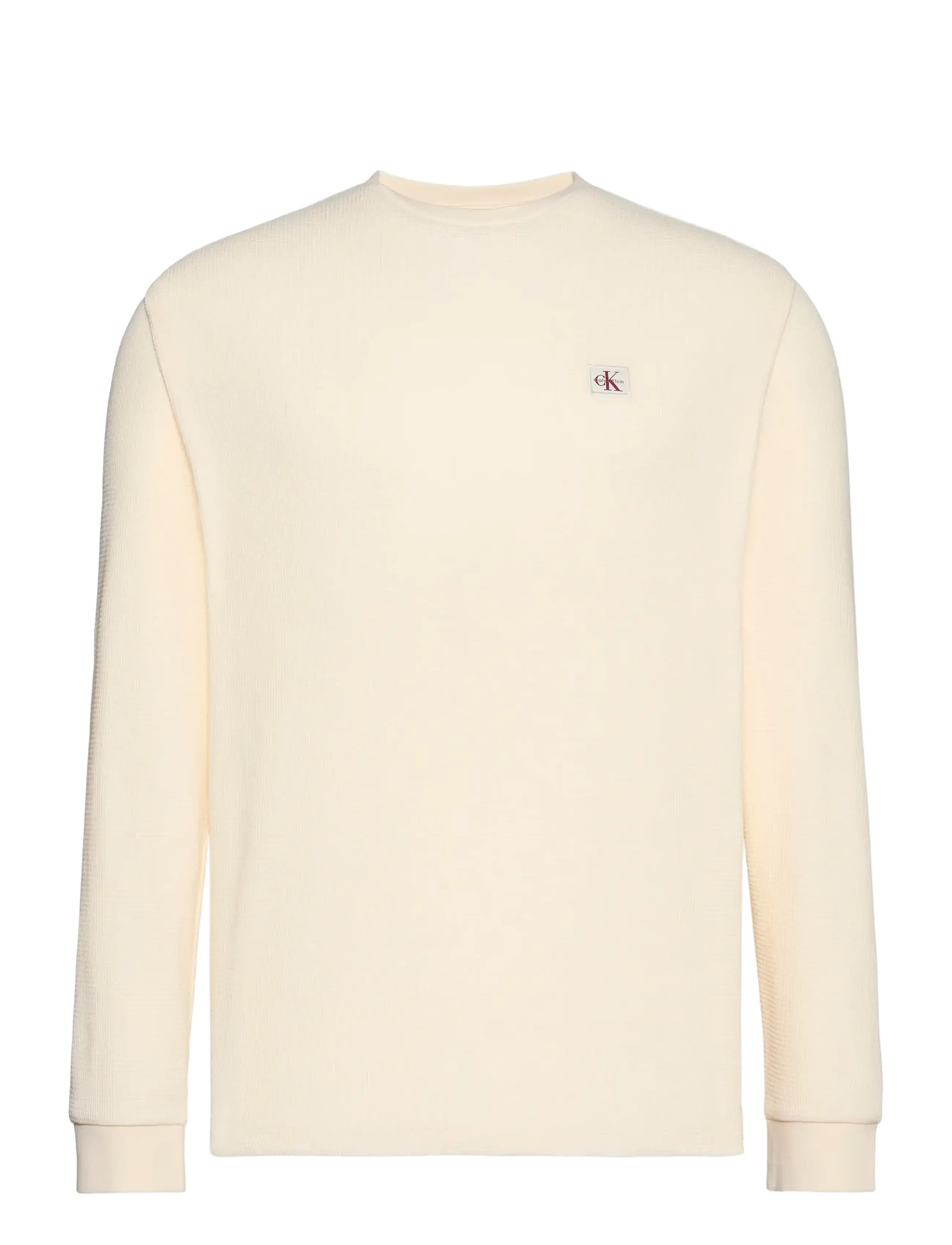 Calvin Klein Jeans - LS WAFFLE BADGE CREWNK TEE - pikkade varrukatega t-särgid - calico - 1
