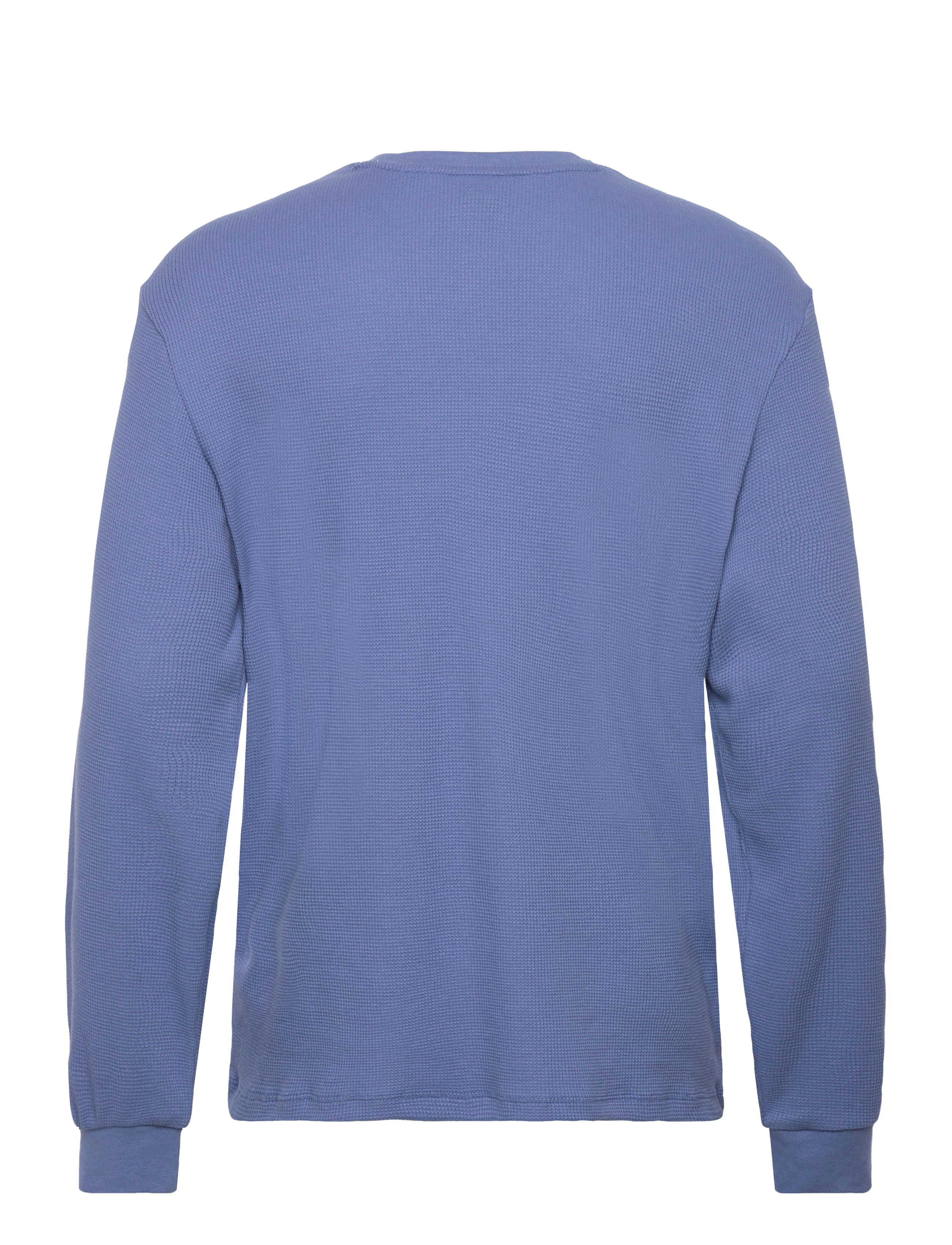 Calvin Klein Jeans - LS WAFFLE BADGE CREWNK TEE - langærmede t-shirts - dull nile blue - 2