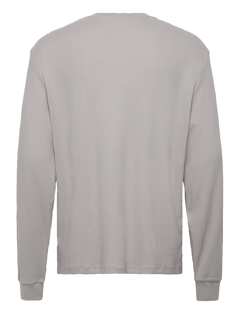 Calvin Klein Jeans - LS WAFFLE BADGE CREWNK TEE - langärmelig - formal gray - 2