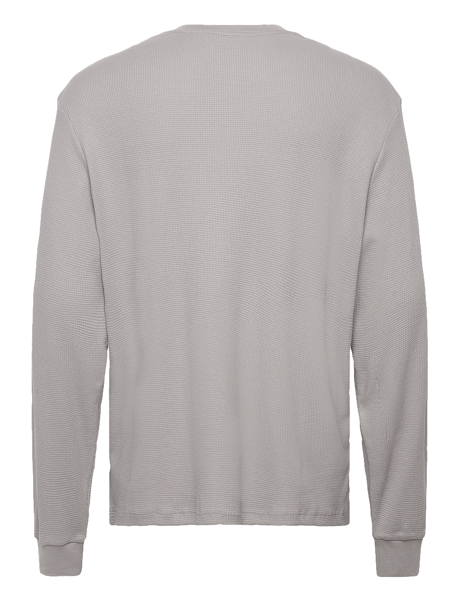 Calvin Klein Jeans - LS MICROWAFFLE HERITAGE LBL TEE - langärmelig - formal gray - 2