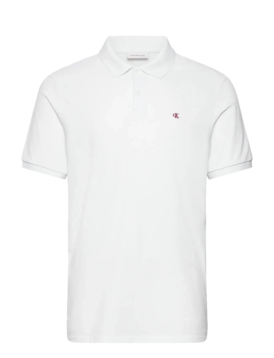 Calvin Klein Jeans - SS CASUAL PIQUE CLASSIC POLO - blanc de blanc - 1