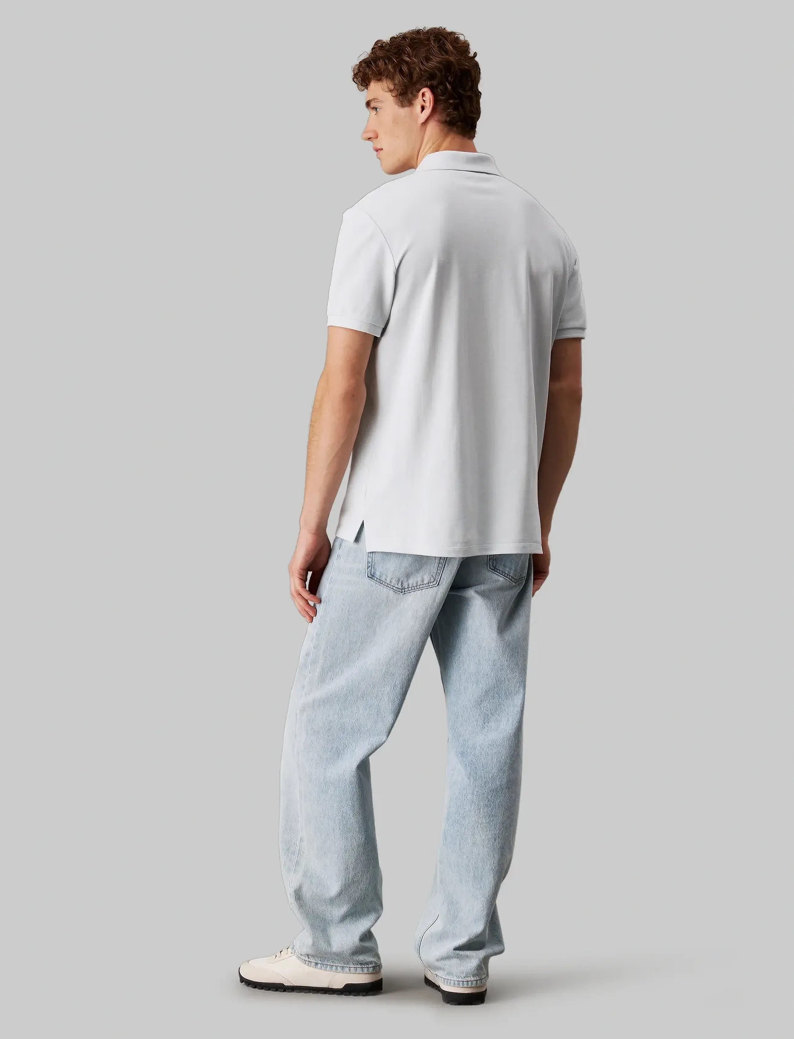 Calvin Klein Jeans - SS MONOGRAM PIQUE POLO - plein air - 3