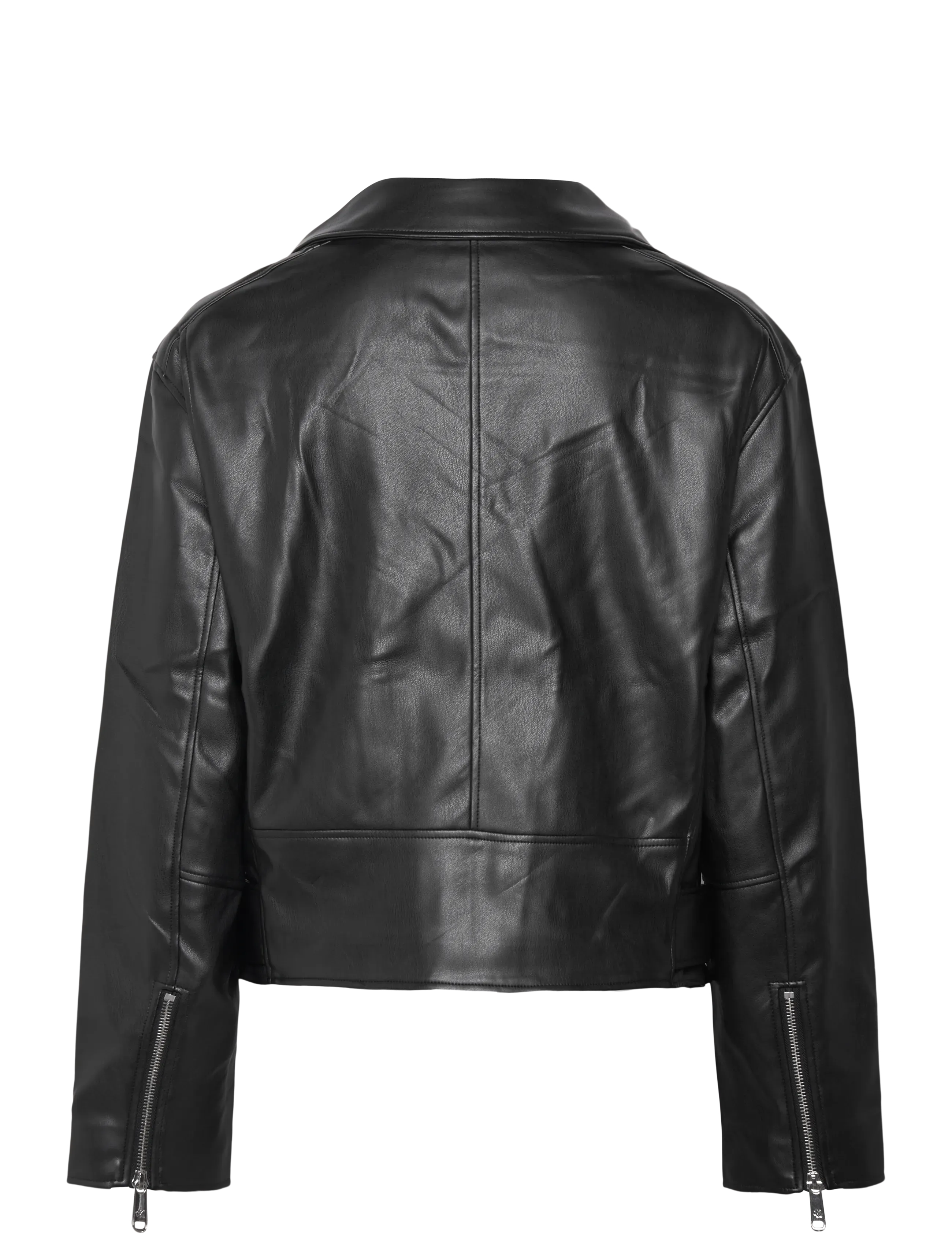 Calvin Klein Jeans - FAUX LEATHER MOTO JACKET W/BELT - frühlingsjacken - black beauty - 2