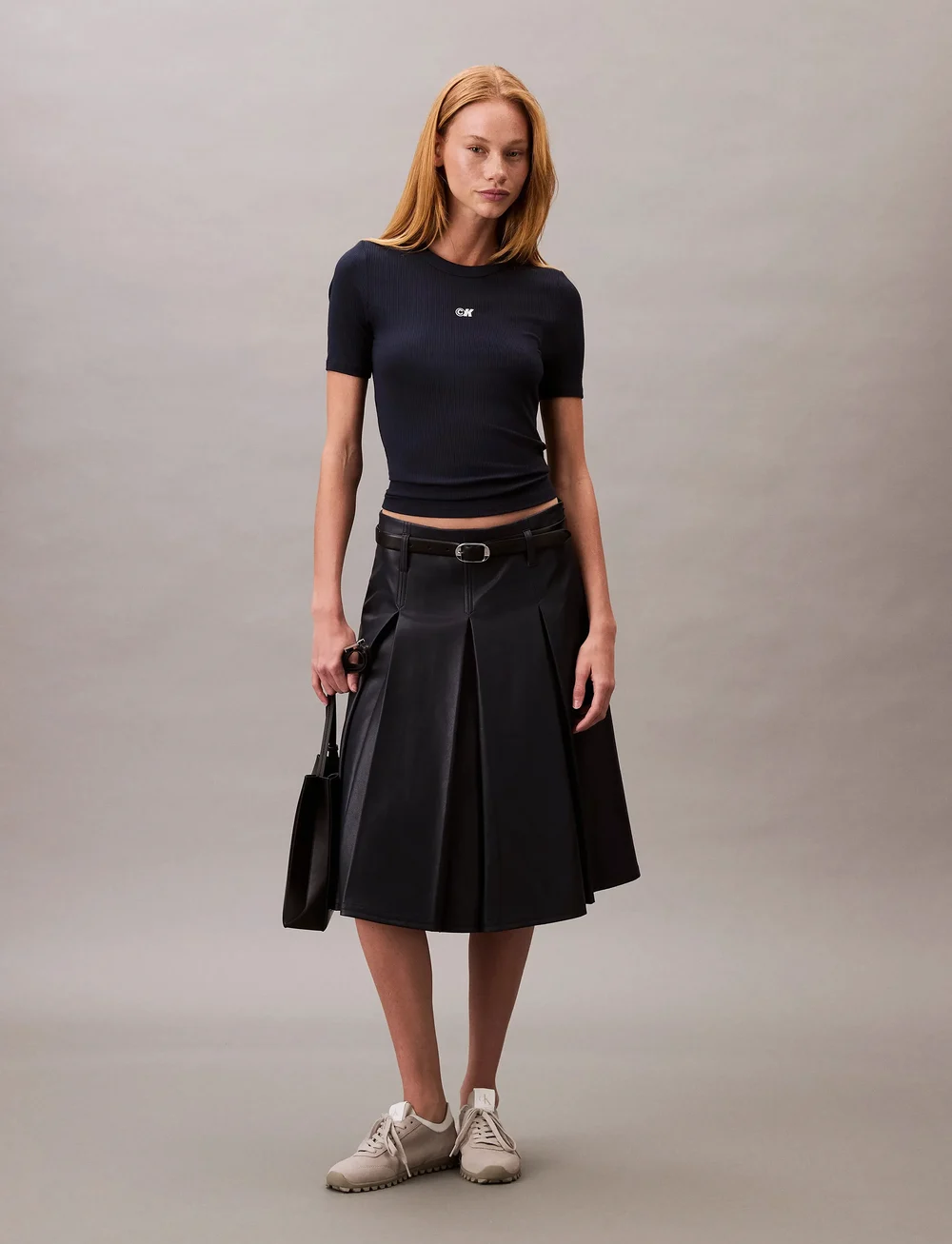 Calvin Klein Jeans - A- Modal Rib Tee (essential) - t-shirts - dark sapphire - 0