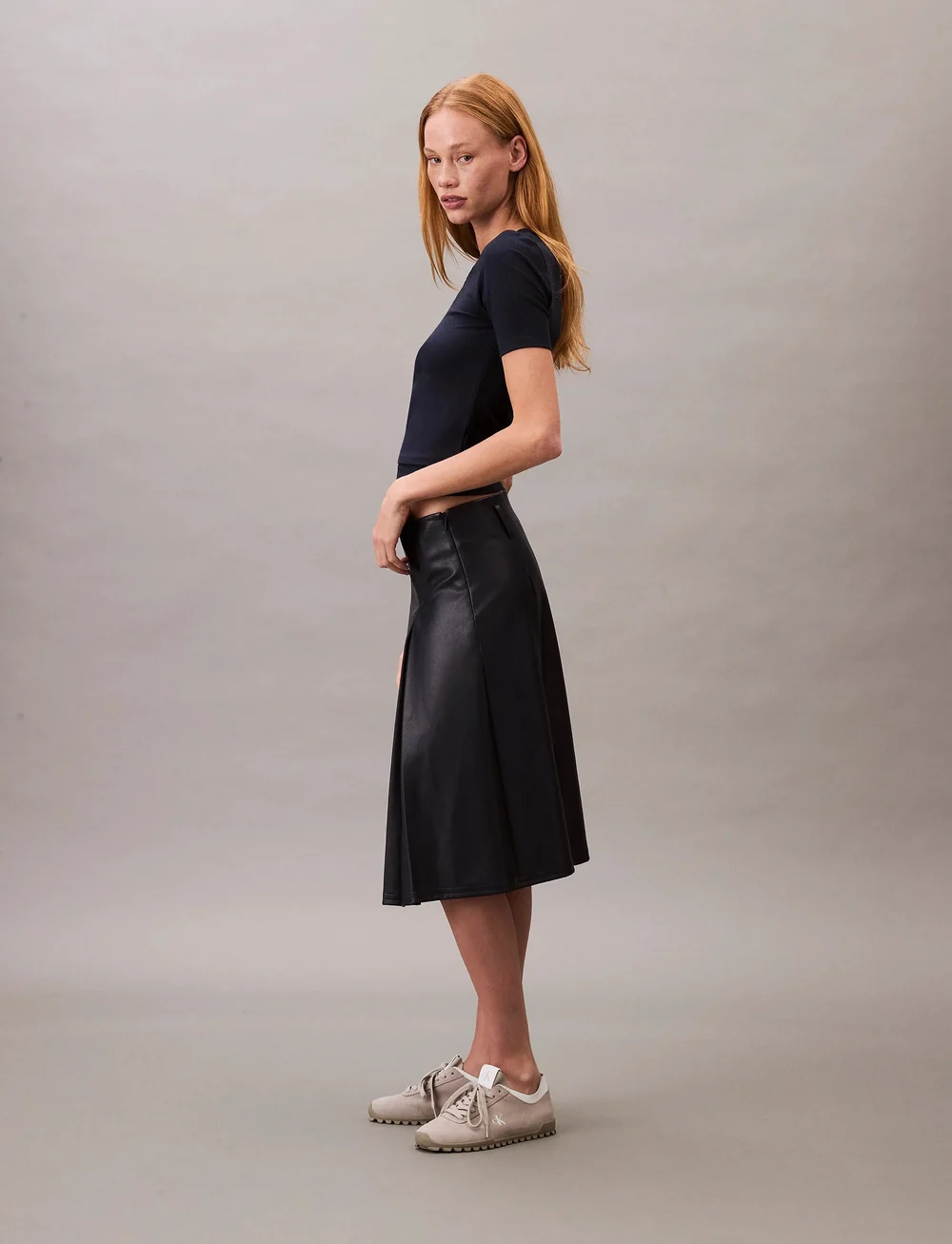 Calvin Klein Jeans - A- Modal Rib Tee (essential) - t-shirts - dark sapphire - 5