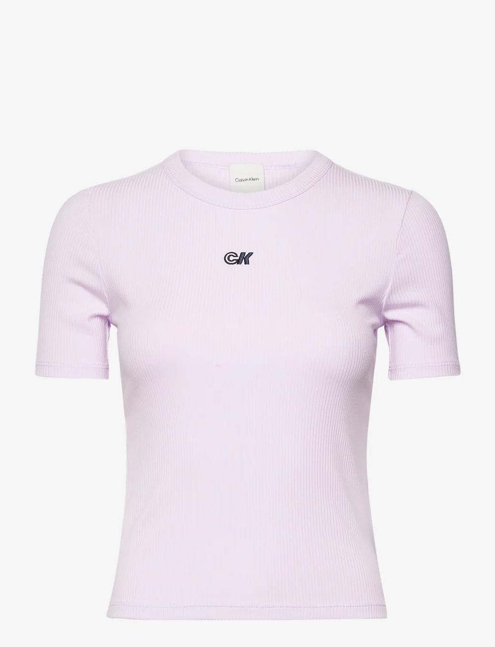 Calvin Klein Jeans - A- Modal Rib Tee (essential) - t-shirts - lavender blush - 1