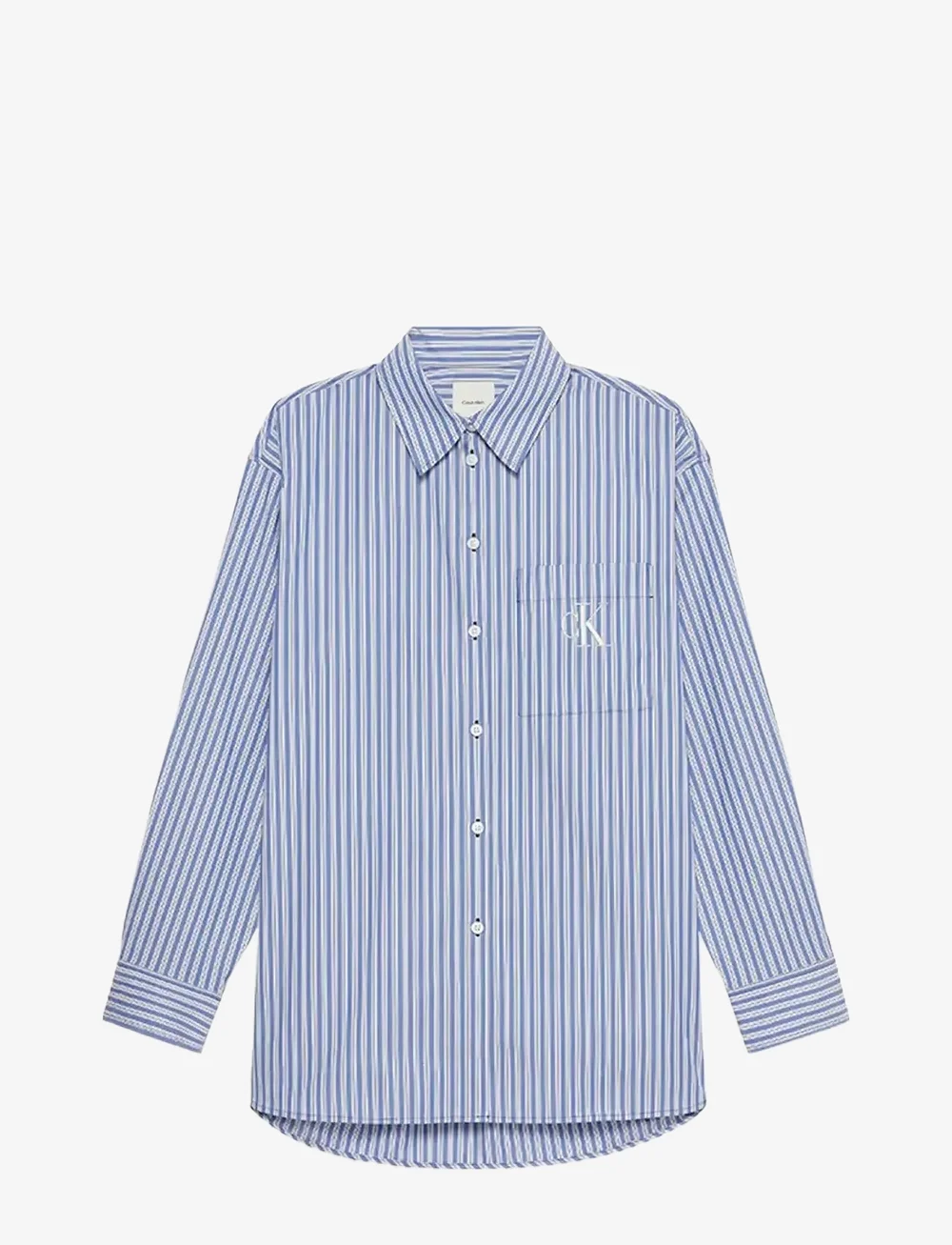 Calvin Klein Jeans - YD Perfect Button-down Shirt - långärmade skjortor - 19420 csw25f_w005+1_cobalt - 1