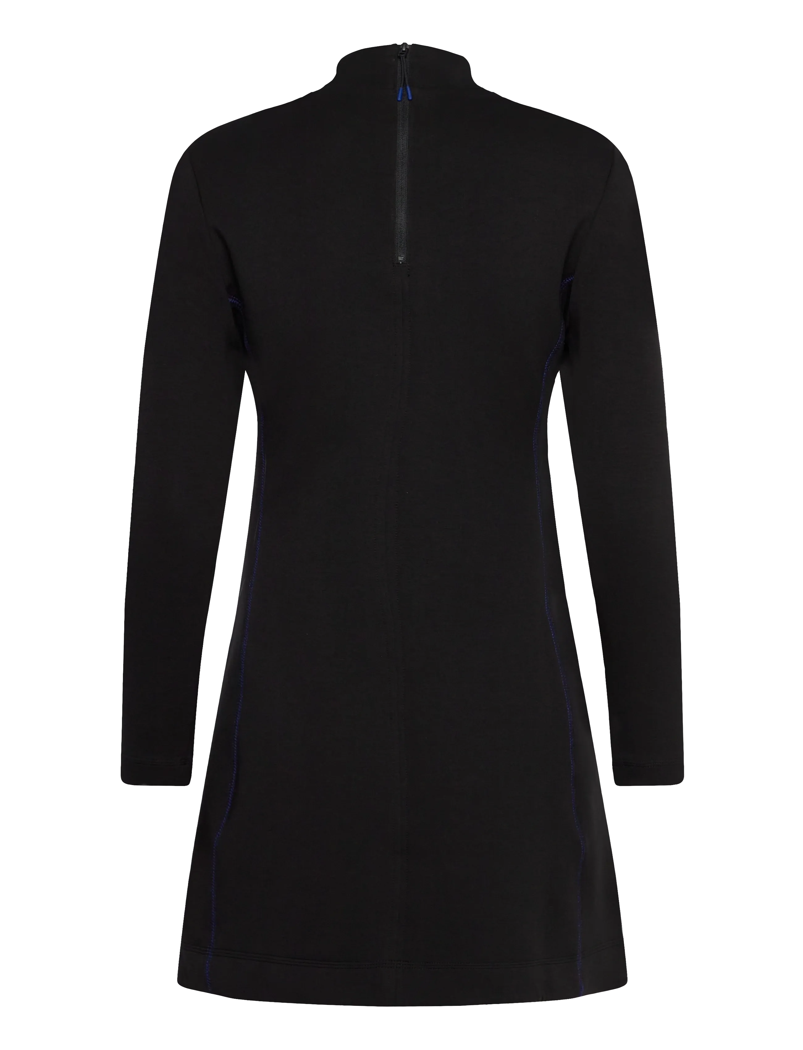 Calvin Klein Jeans - LS SCUBA FIT AND FLARE DRESS - robes courtes - black - 2