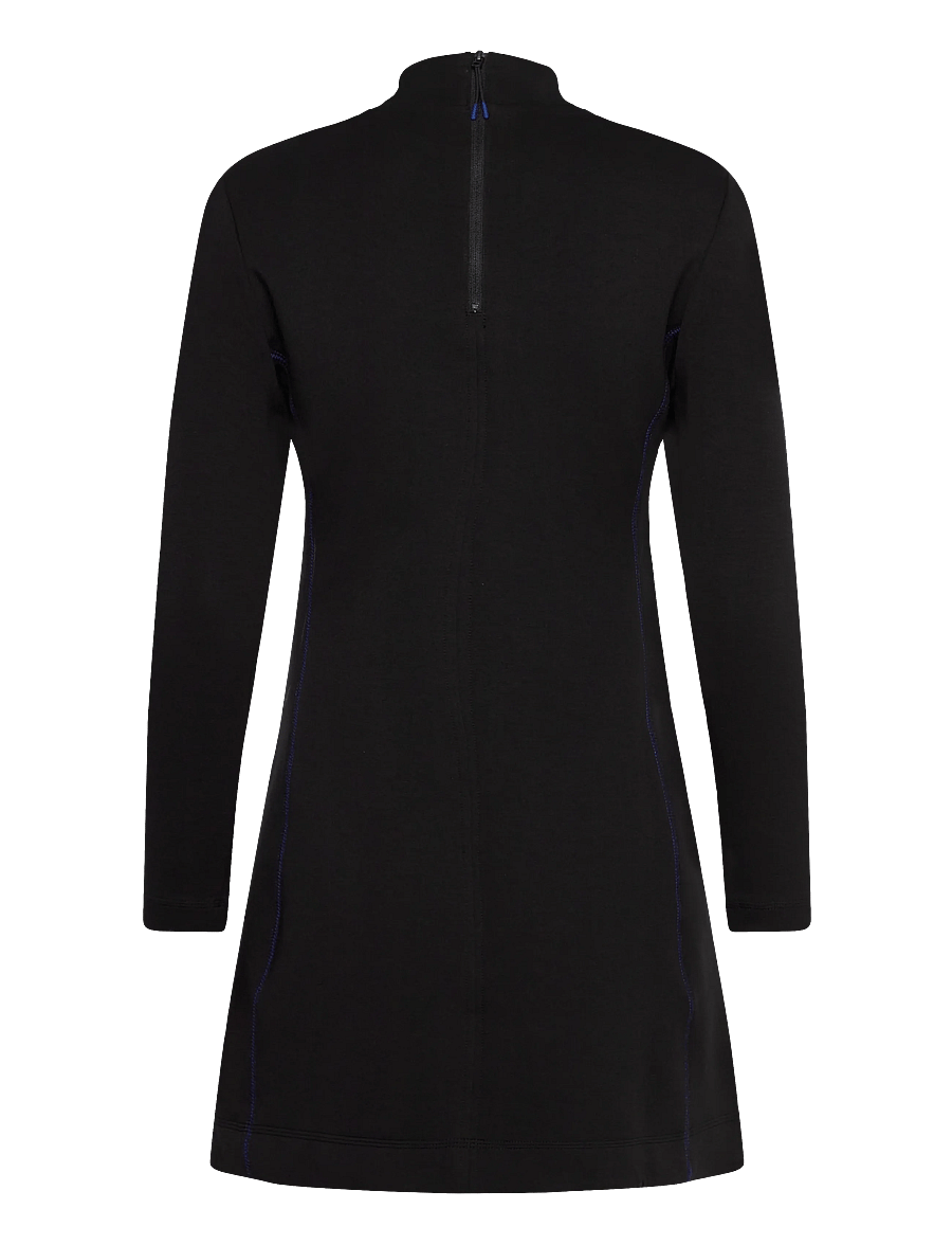 Calvin Klein Jeans - LS SCUBA FIT AND FLARE DRESS - robes courtes - black - 2