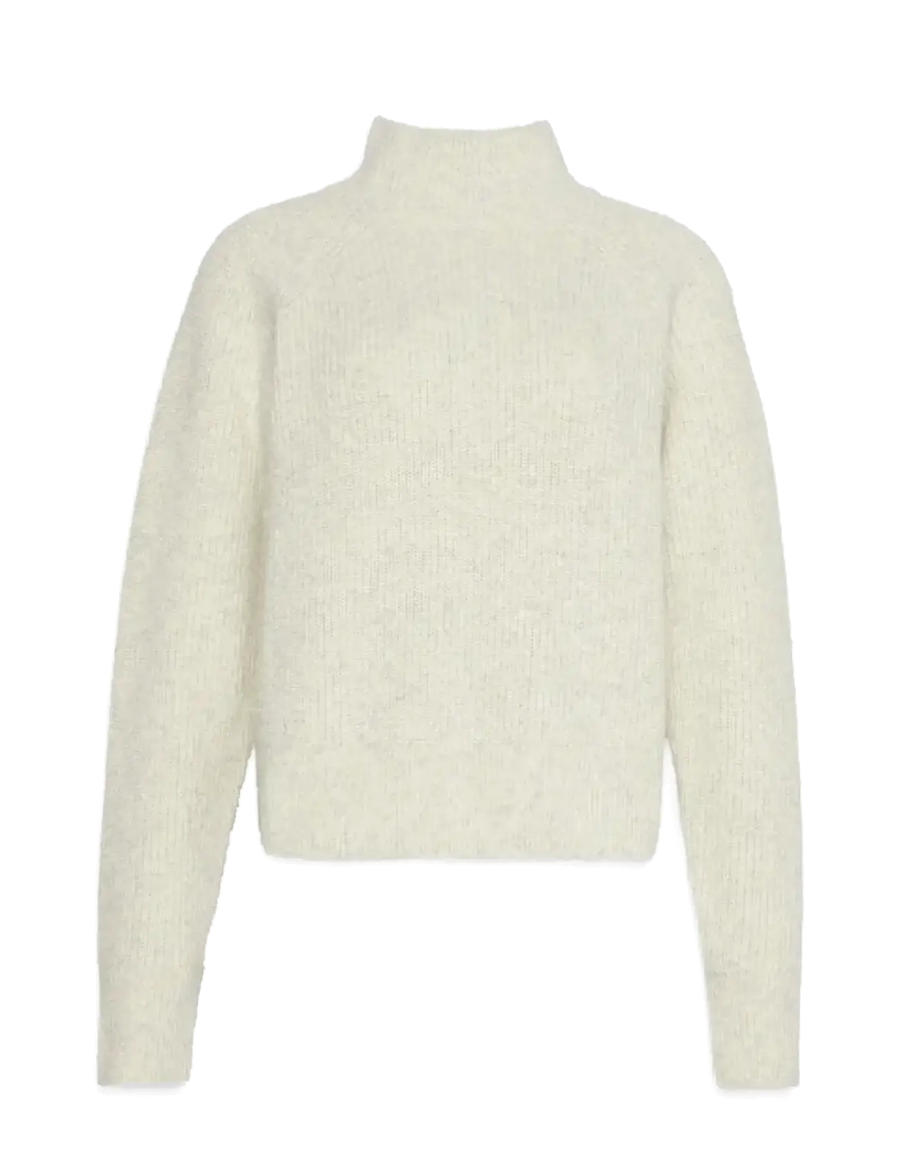 Calvin Klein Jeans Woolen Stitch Pullover - Transitional Layering - B01 LIGHT GREY HEATHER / cream