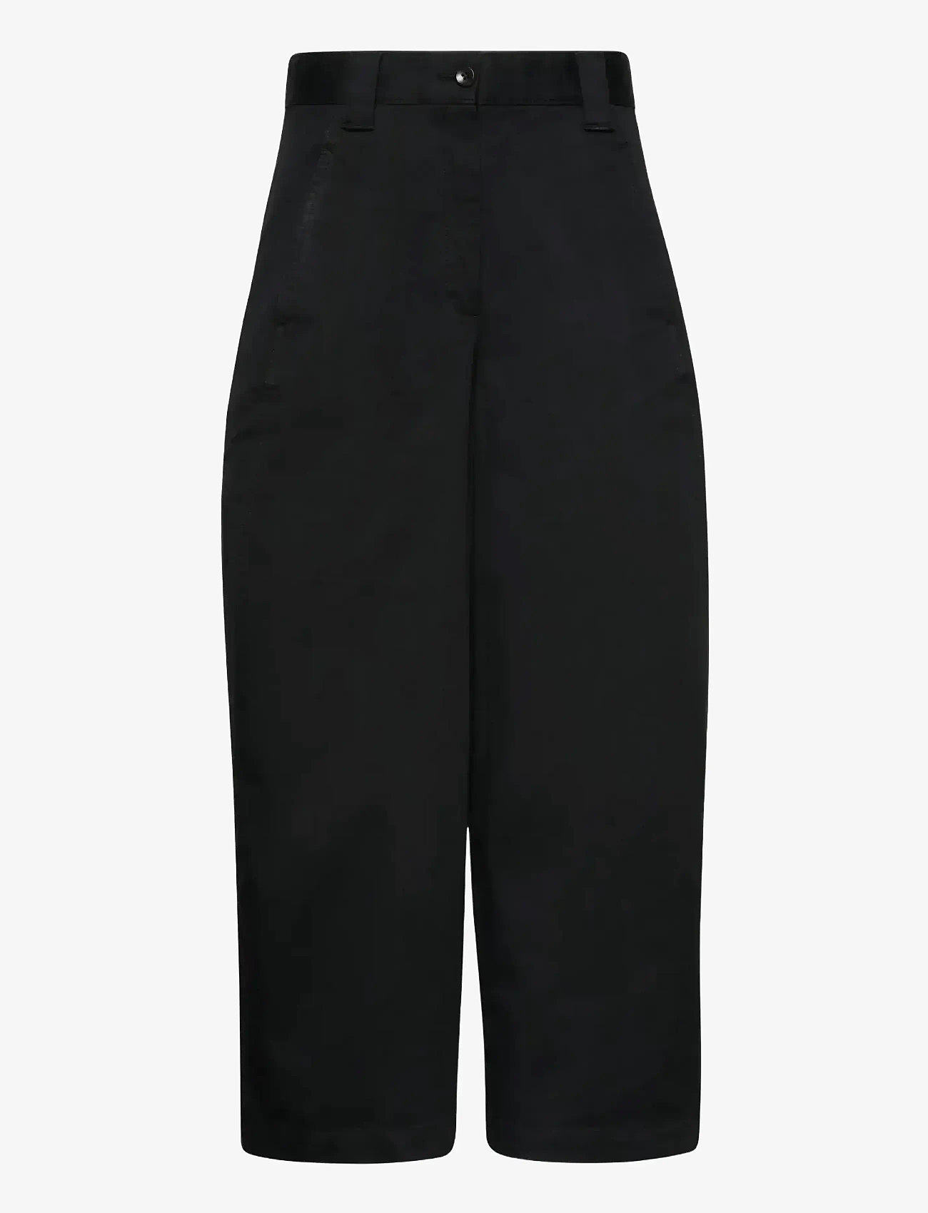 Calvin Klein Jeans - STRETCH COTTON TWILL BARREL LEG - barrel-bukser - black - 0