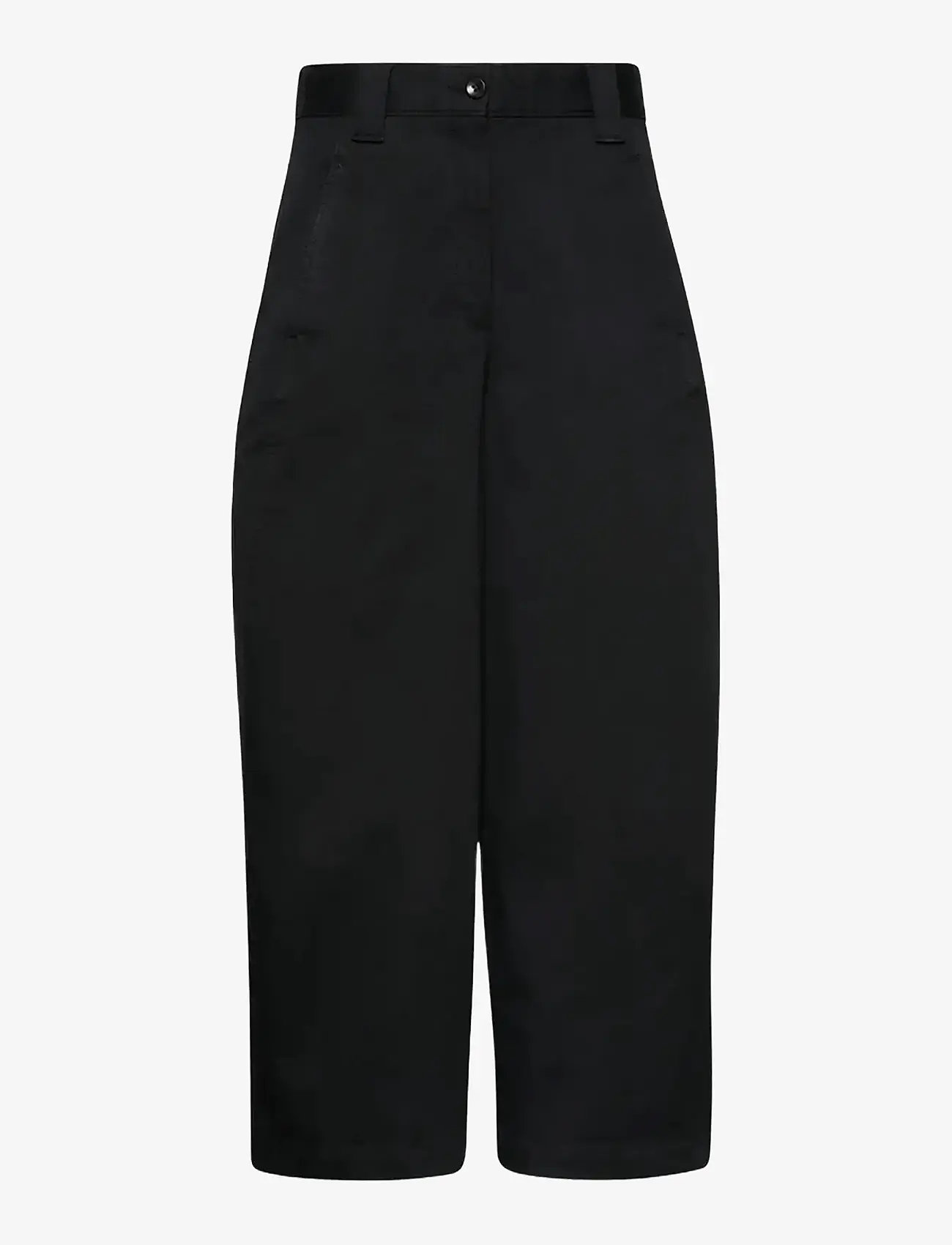 Calvin Klein Jeans - STRETCH COTTON TWILL BARREL LEG - barrel-bukser - black - 1
