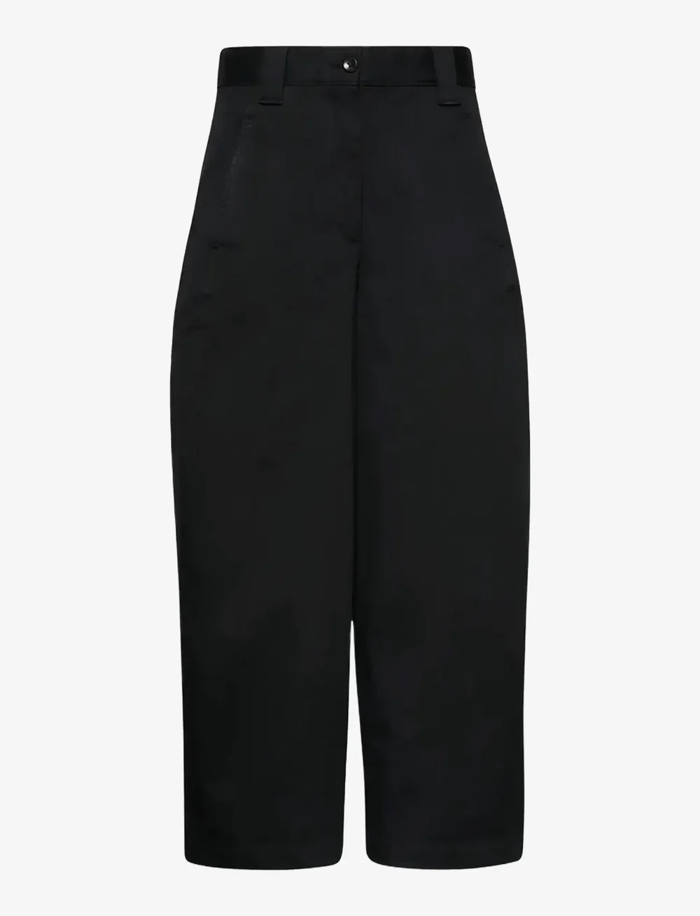 Calvin Klein Jeans - STRETCH COTTON TWILL BARREL LEG - barrelbyxor - black - 1