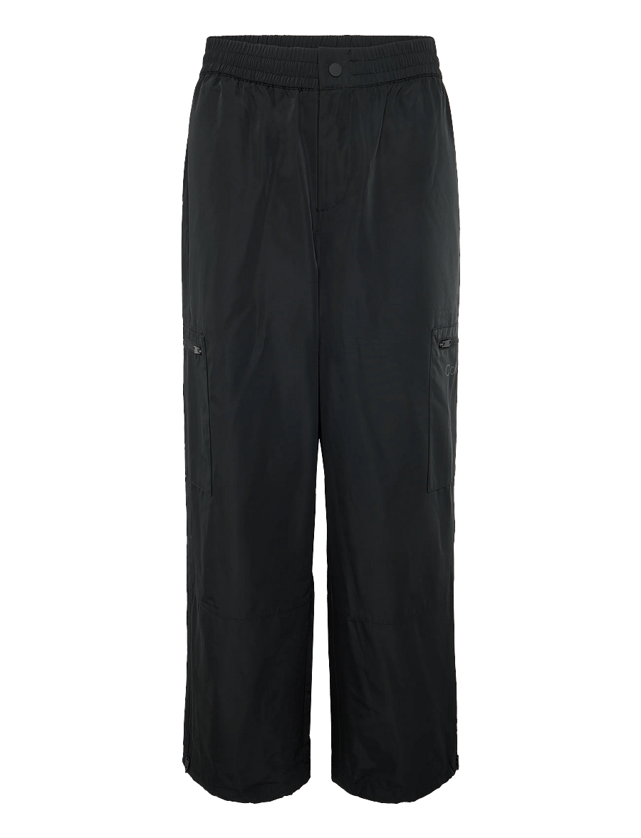 Calvin Klein Jeans - TECH ZIPPER PANT - straight leg trousers - black - 1
